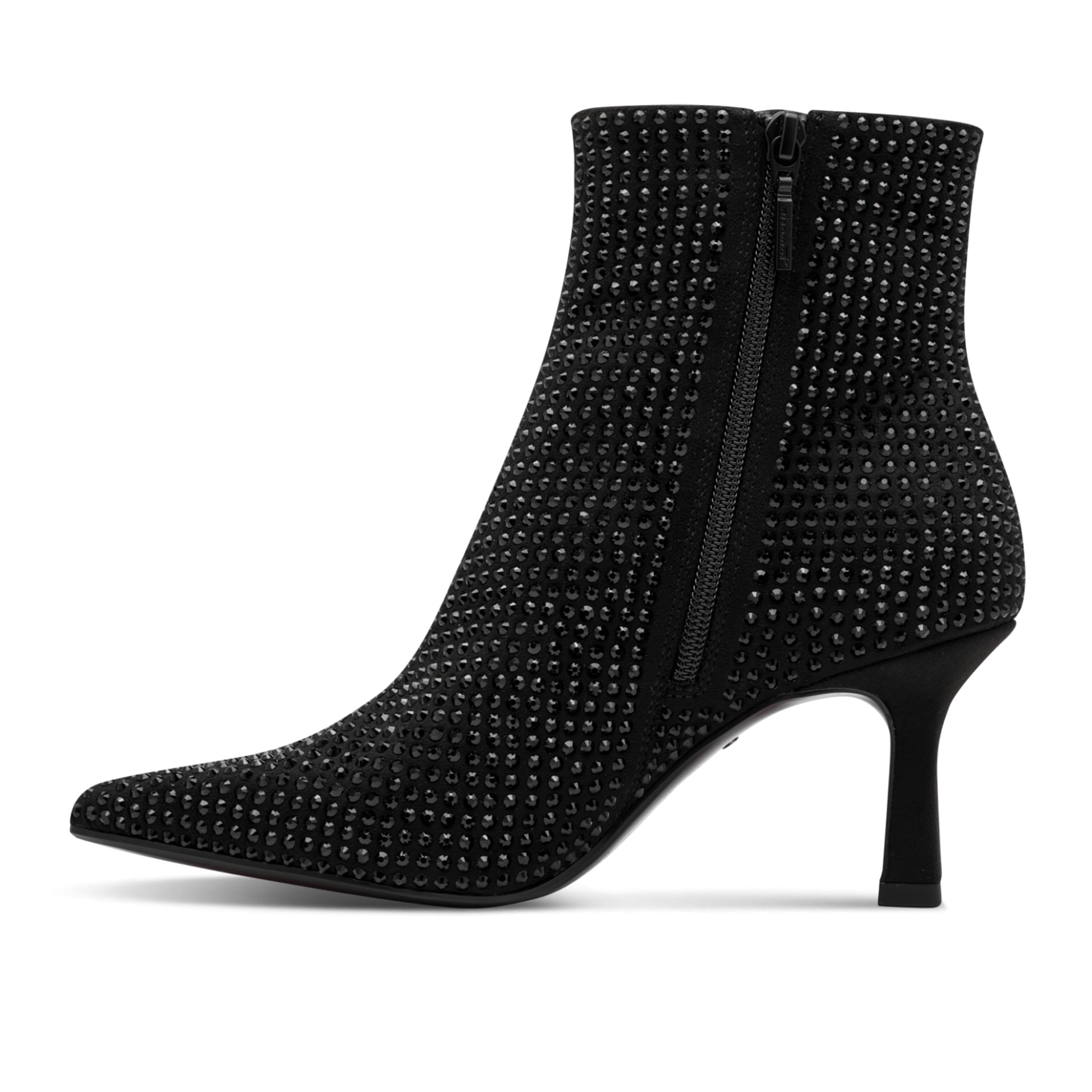 Tamaris Reyna Bottines in Black Glam, côté intérieur (SKU 1-25385-47--043)