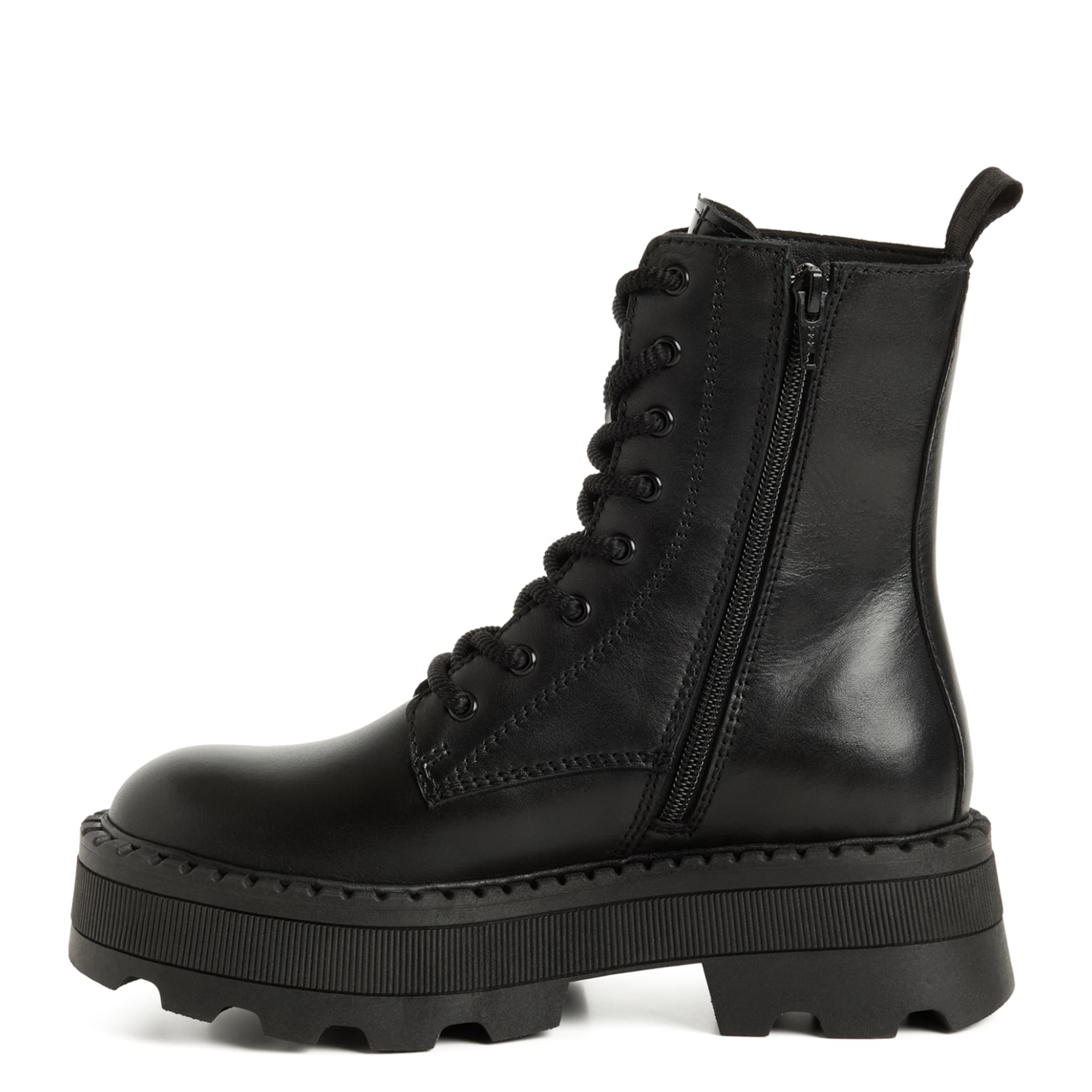 Tamaris Robina Enkellaarsjes leer in Black, binnenzijde (SKU 1-25238-47--001)