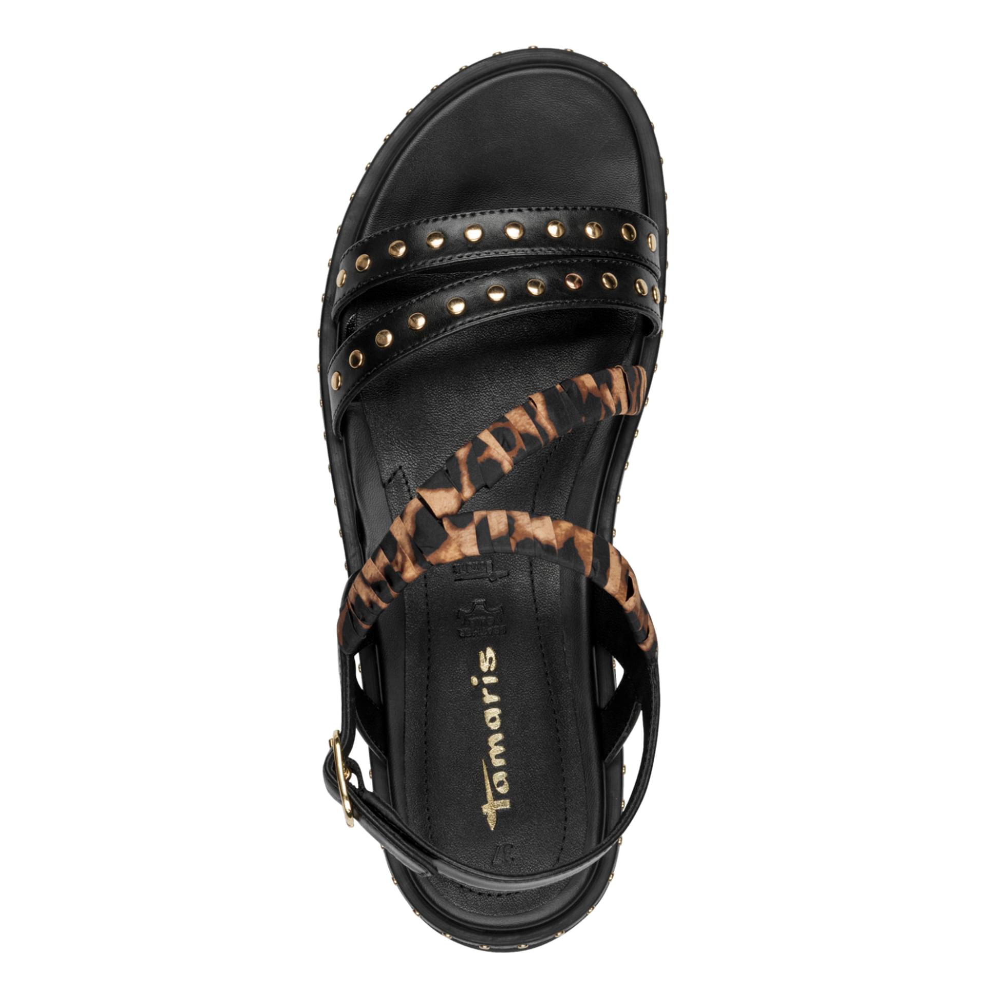 Tamaris Ronni Sandals 1-28227-46 in Black Comb
