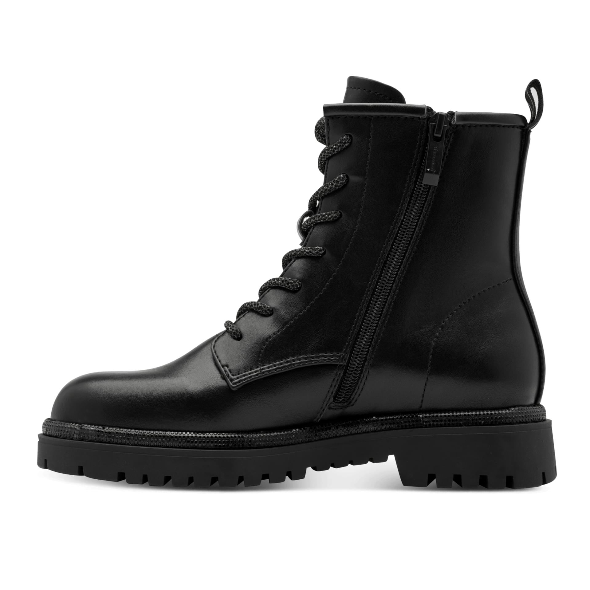 Tamaris Sabrina Ankle Boots in Black Glam, inner side (SKU 1-25221-47--043)