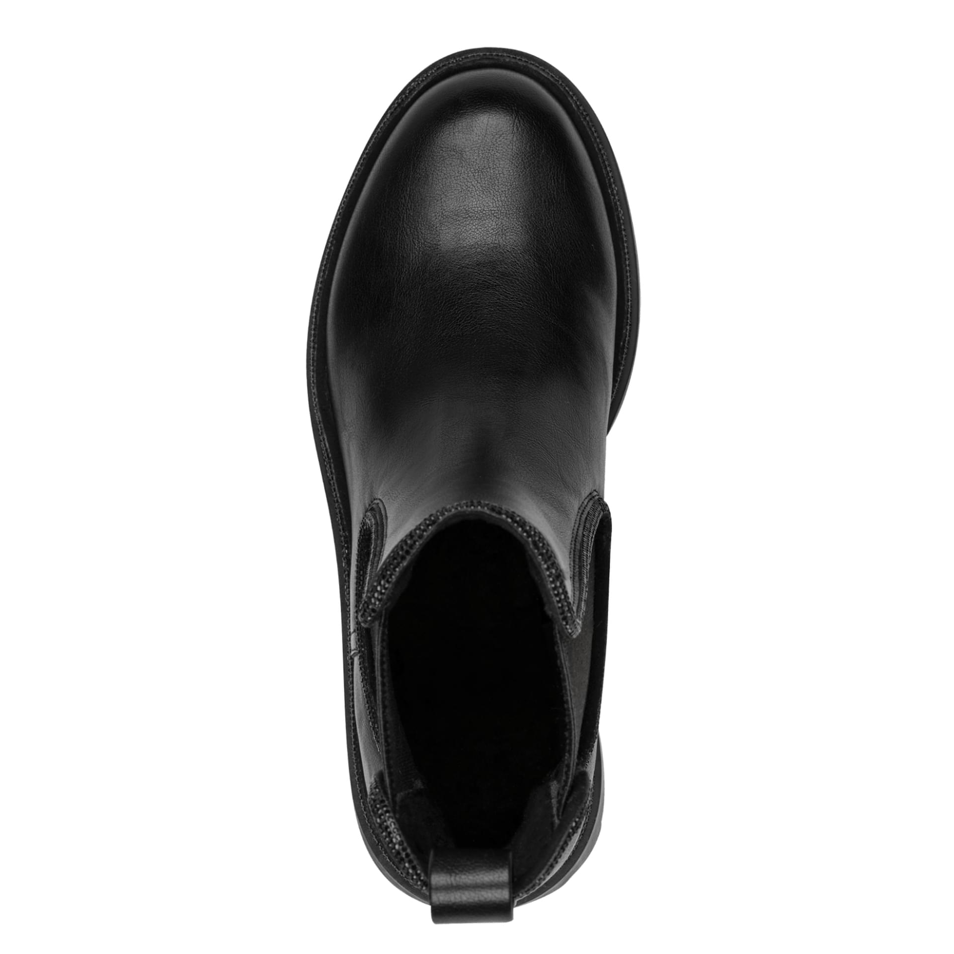 Tamaris Sabrina Chelsea Boots in Black Glam, bovenaanzicht (SKU 1-25477-47--043)
