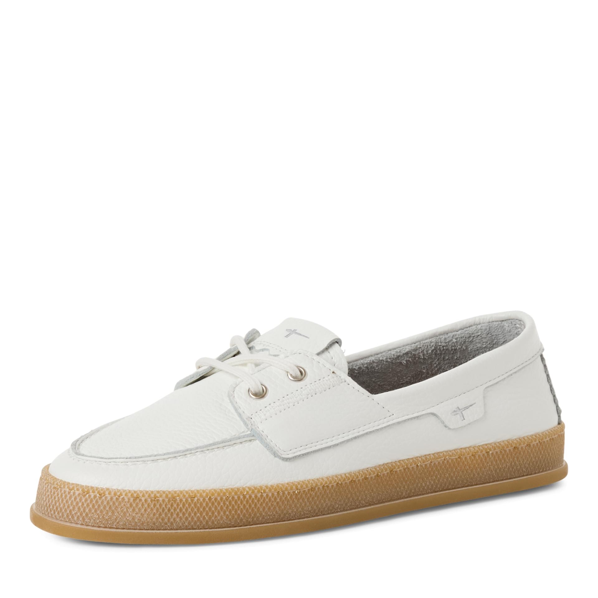 Tamaris Samina Moccassins 1-23615-46 in White Leather