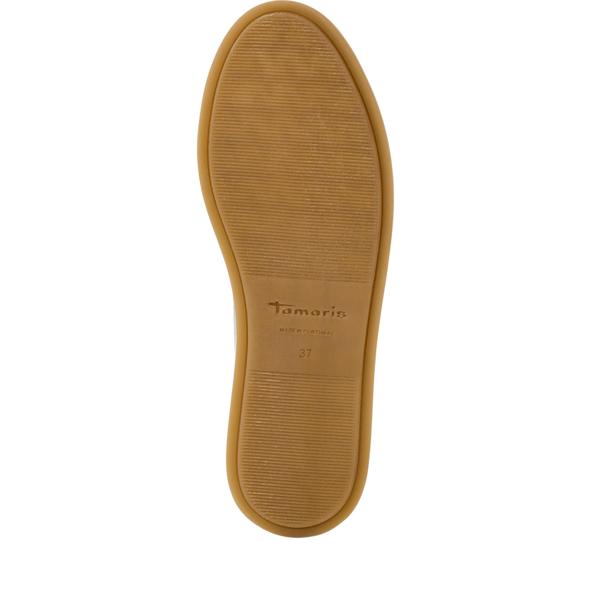 Tamaris Samina Moccassins 1-23615-46 in White Leather