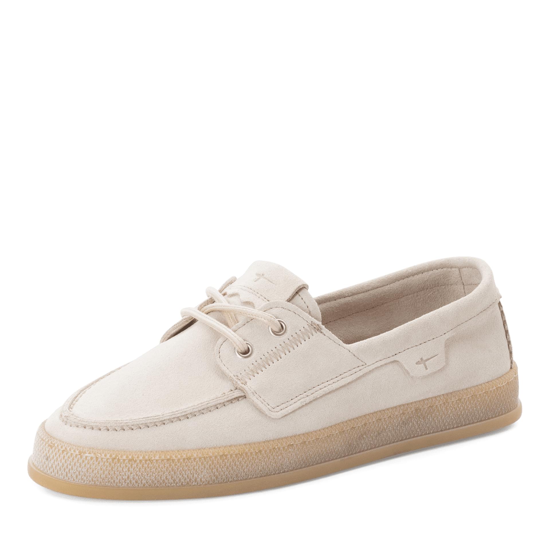 Tamaris Samina Mocassins leer in Antelope, driekwartaanzicht (SKU 1-23615-46--375)