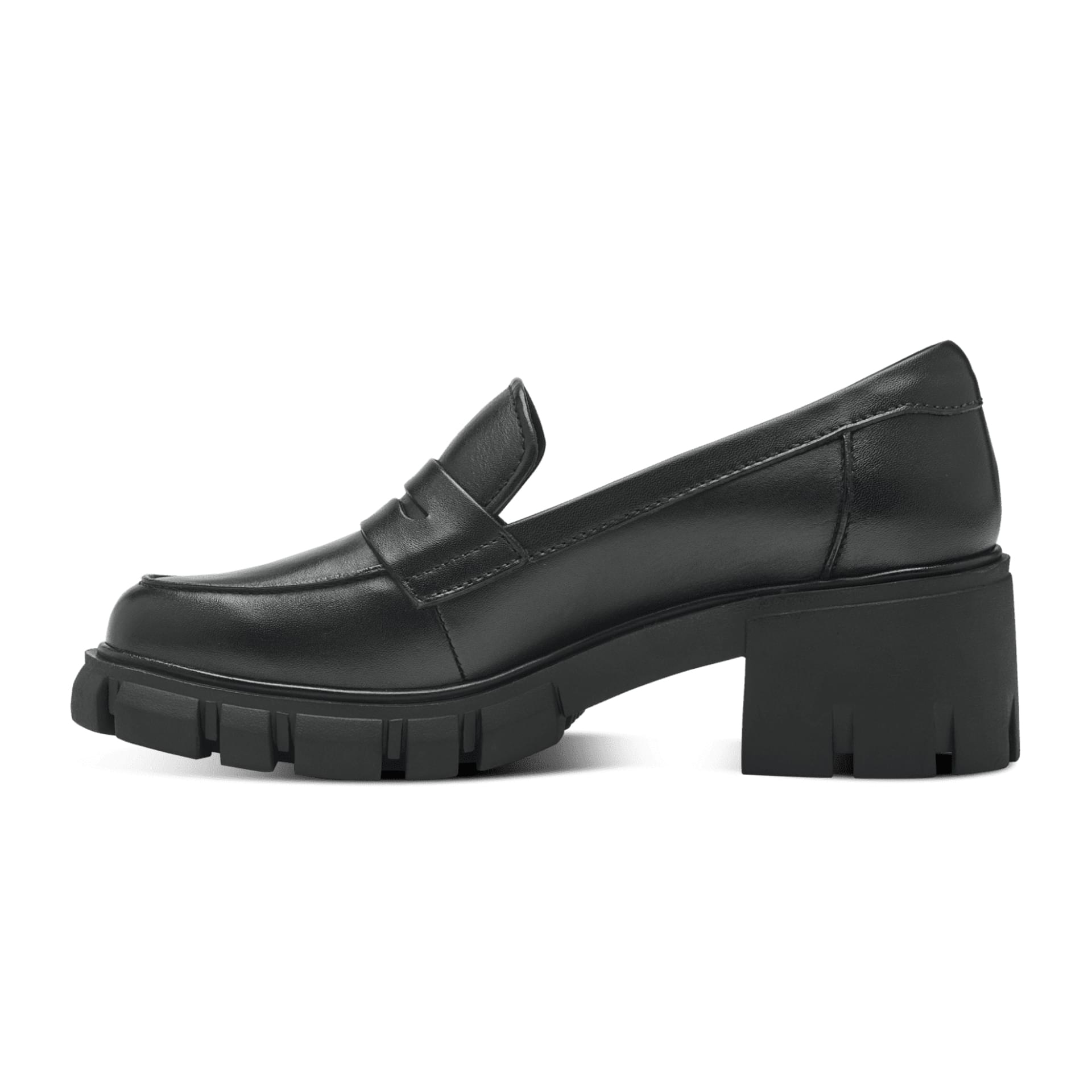 Tamaris Savannah Slippers 1-24439-41 in Black Leather