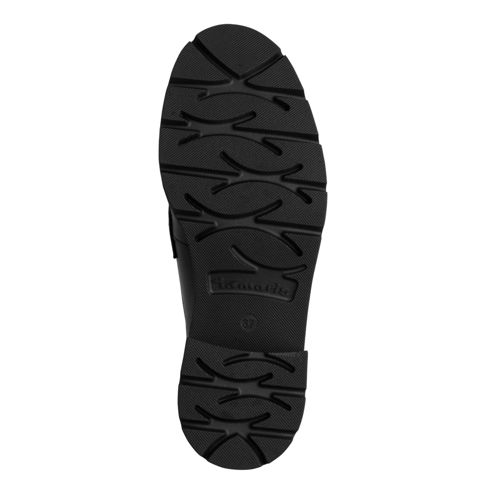 Tamaris Selmira Trotteurs leather in Black Leather, sole (SKU 1-24721-47--003)