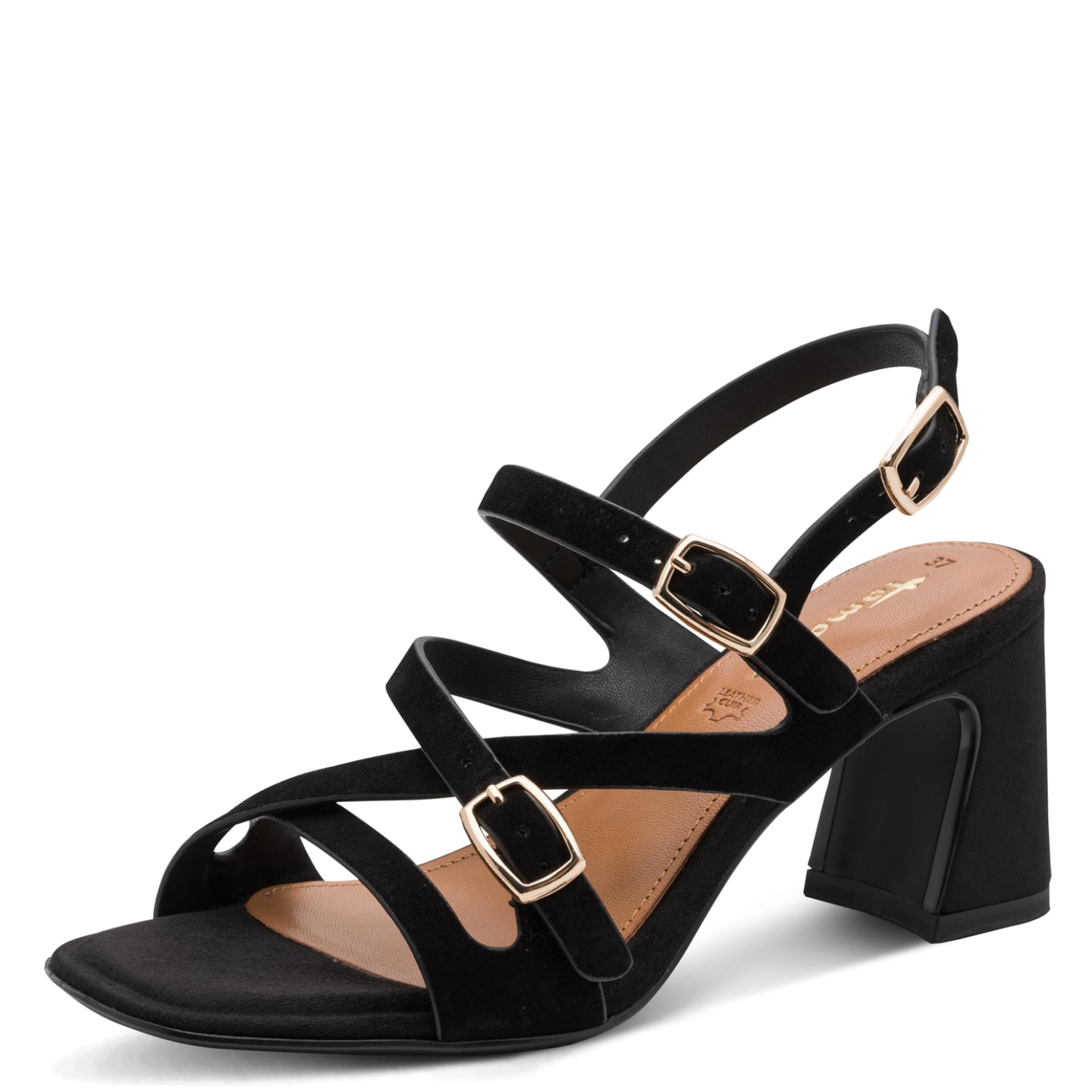 Tamaris Shanaia Sandales 1-28340-46 in Black Suede