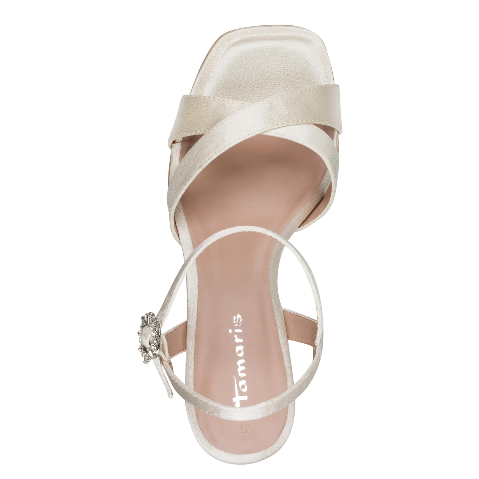 Tamaris Shanaia Sandals 1-28362-46 in Pearl