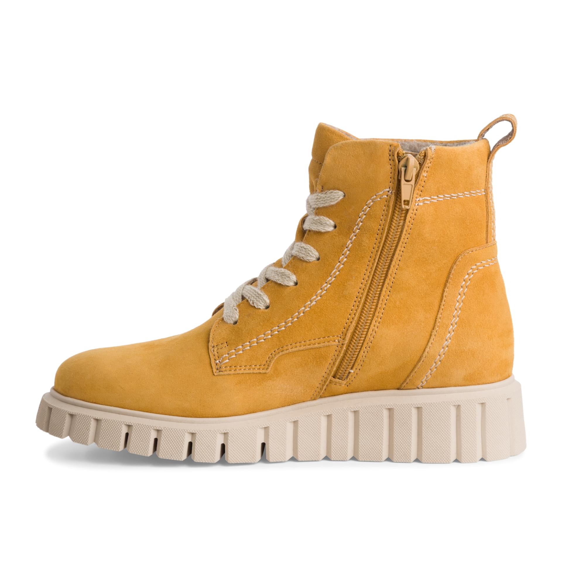 Tamaris Simonetta Enkellaarsjes 1-25268-43 in Mustard