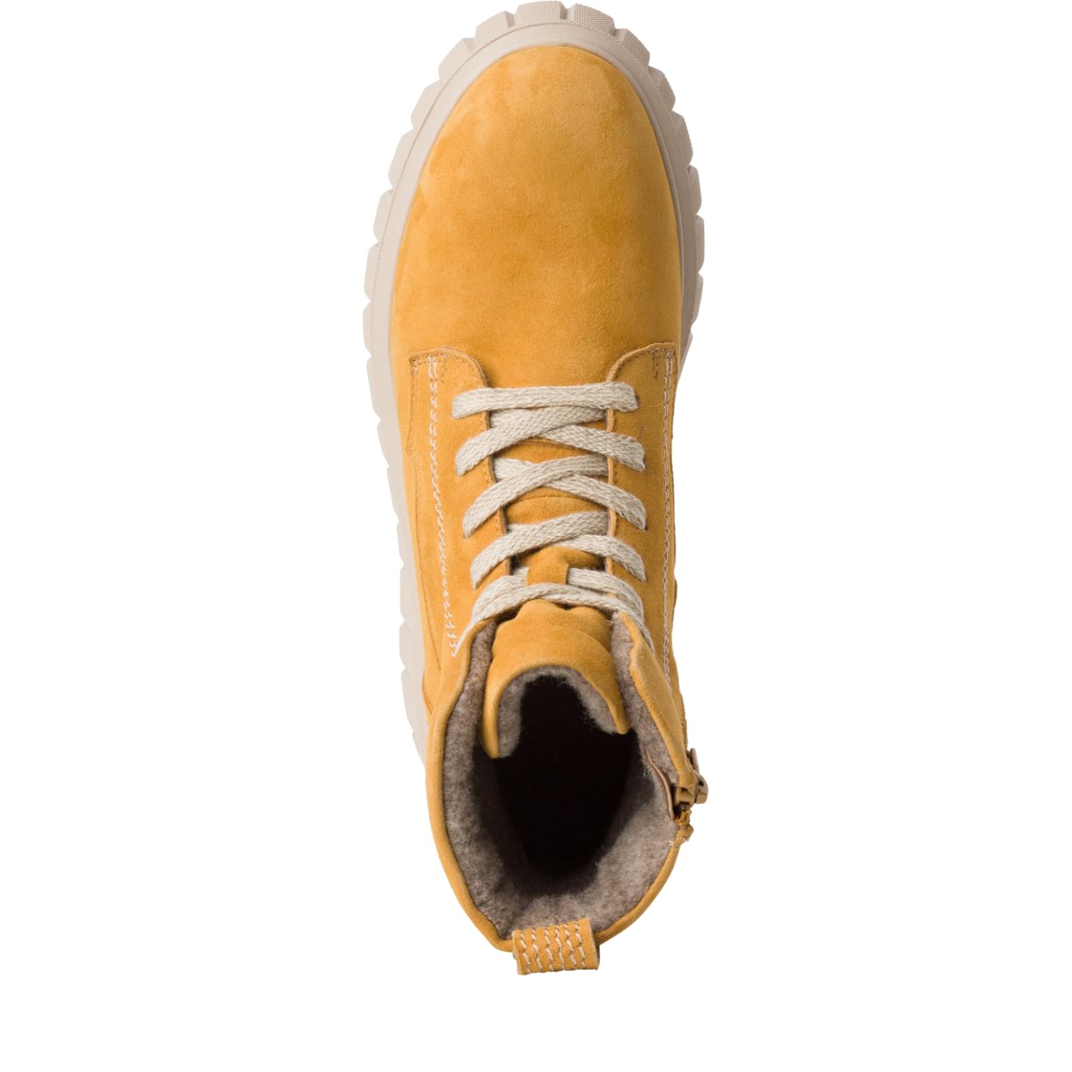 Tamaris Simonetta Enkellaarsjes 1-25268-43 in Mustard