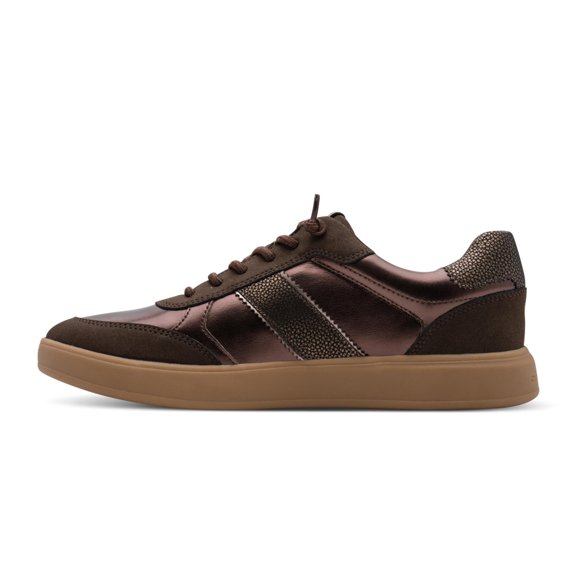 Tamaris Skylar Sneakers in Mocca Metall., inner side (SKU 1-23747-47--351)