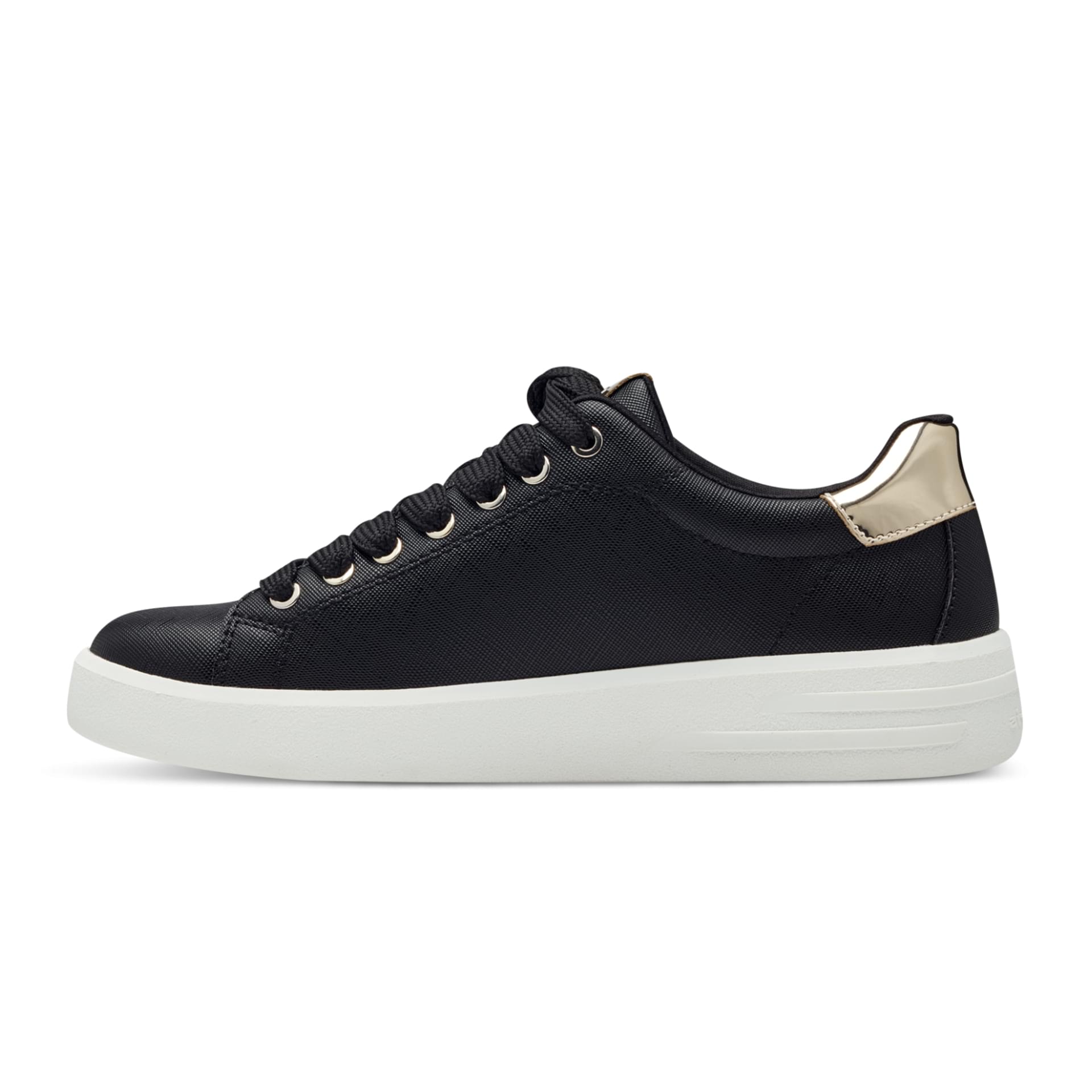 Tamaris Skylar Sneakers 1-23750-41 in Black/Gold