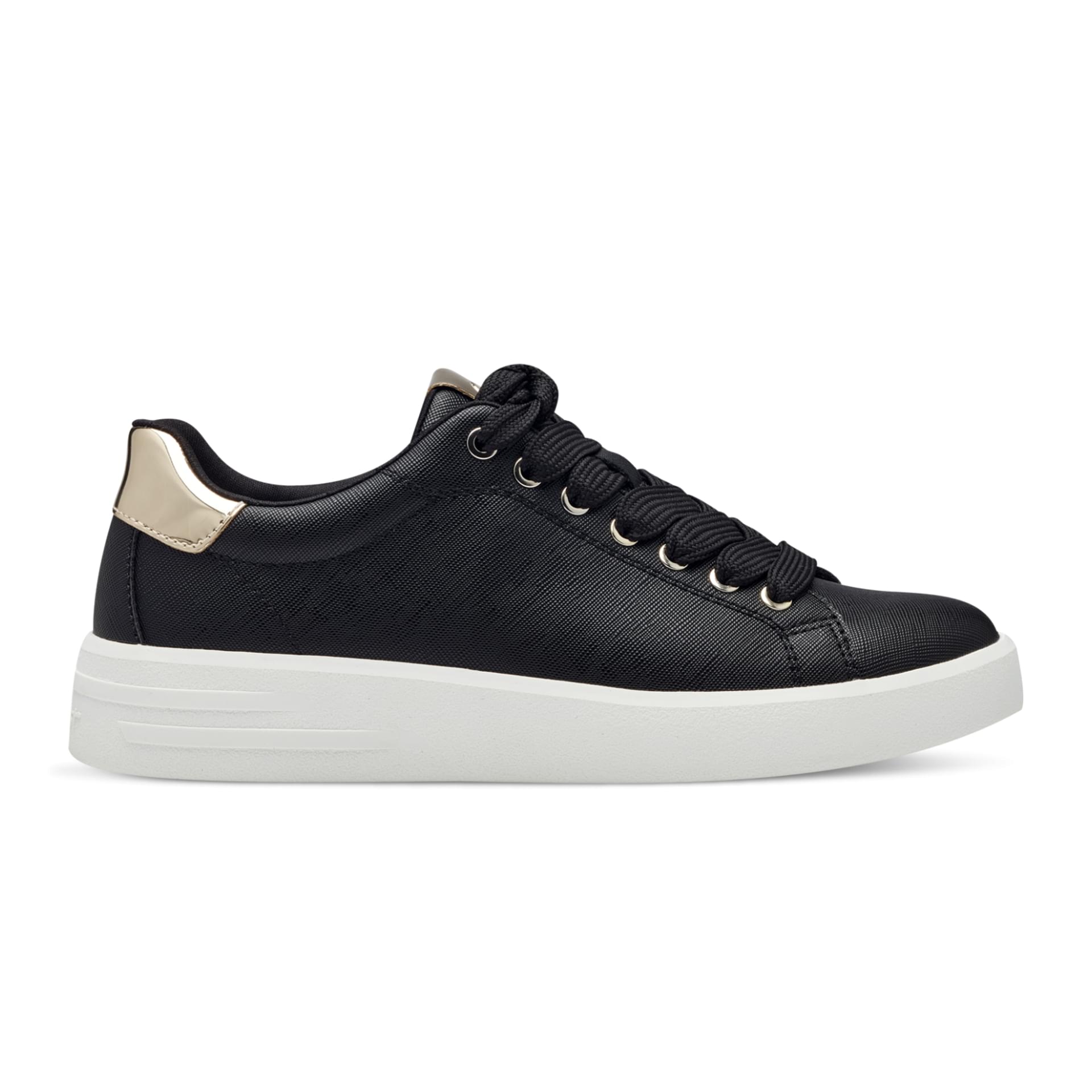 Tamaris Skylar Sneakers 1-23750-41 in Black/Gold