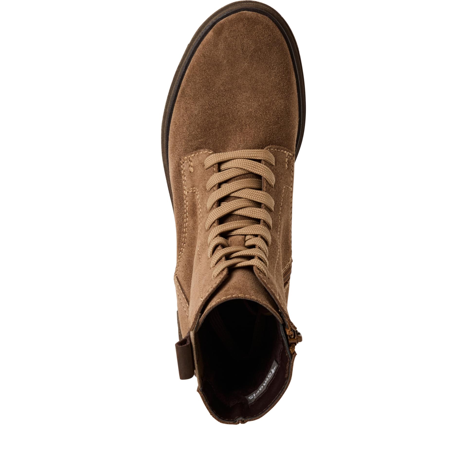 Tamaris Soul Ankle Boots leather in Brown, top view (SKU 1-25217-45--300)