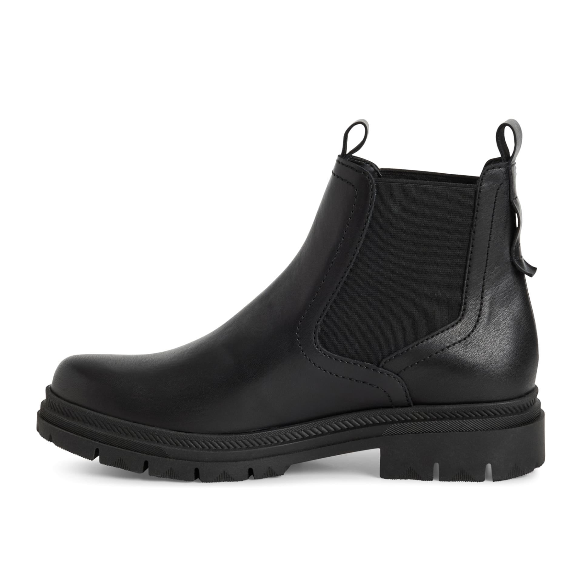 Tamaris Soul Chelsea Boots 1-25407-45 in Black Leather