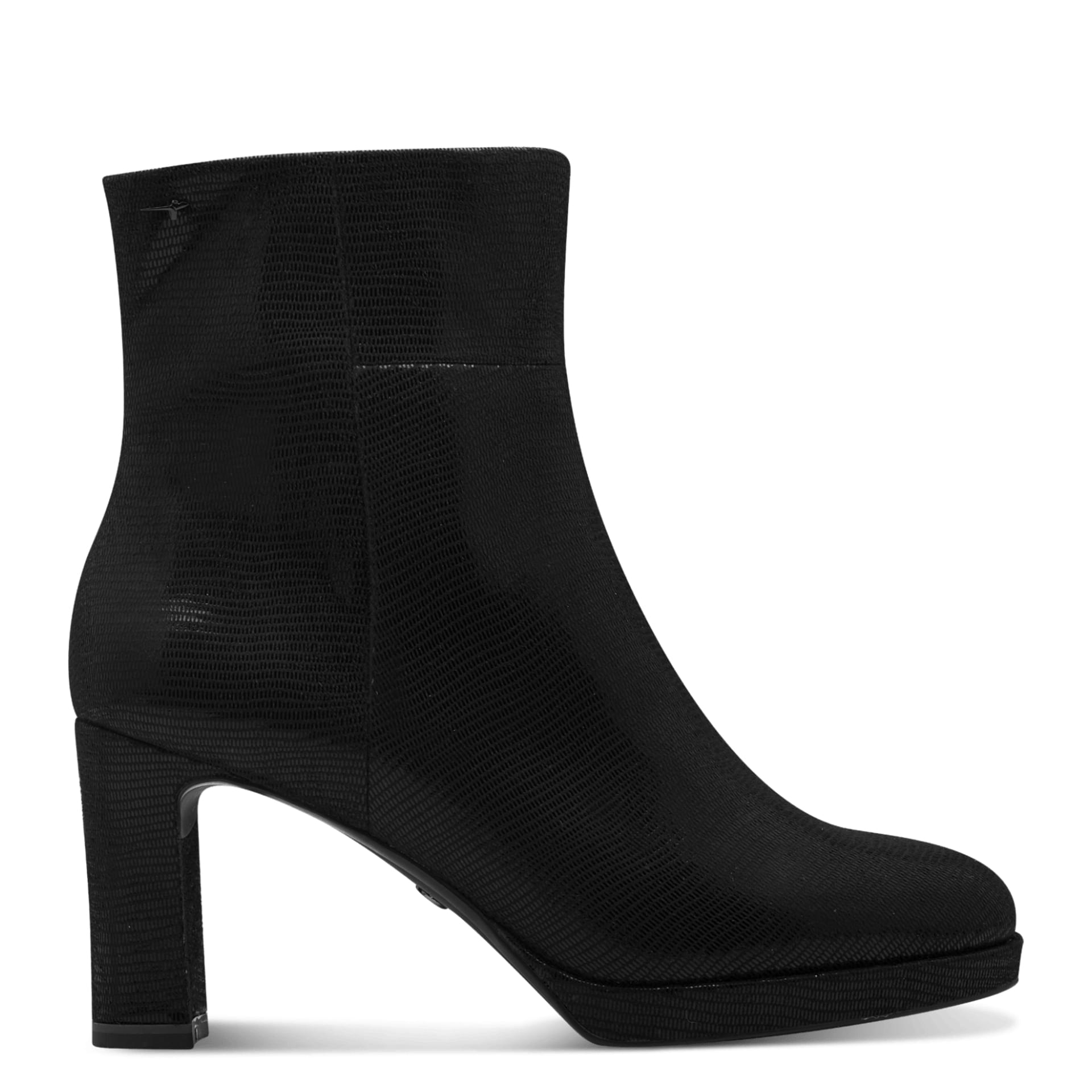 Tamaris Symone Ankle Boots 1-25331-43 in Black Struct.