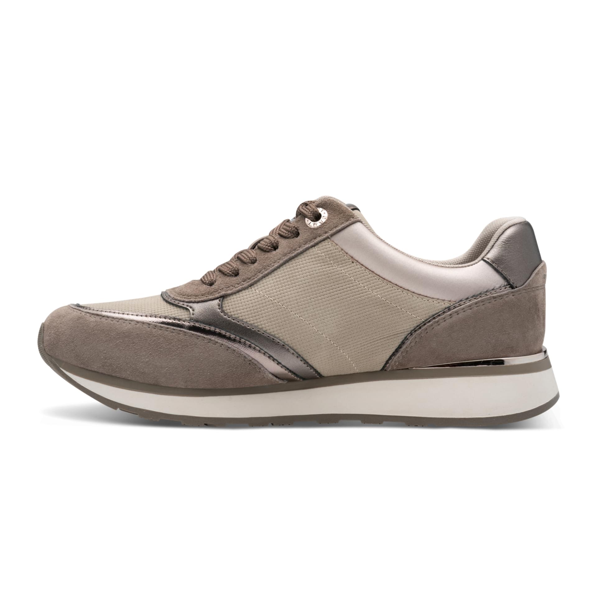 Tamaris Taja Sneakers 1-23726-43 in Taupe Comb