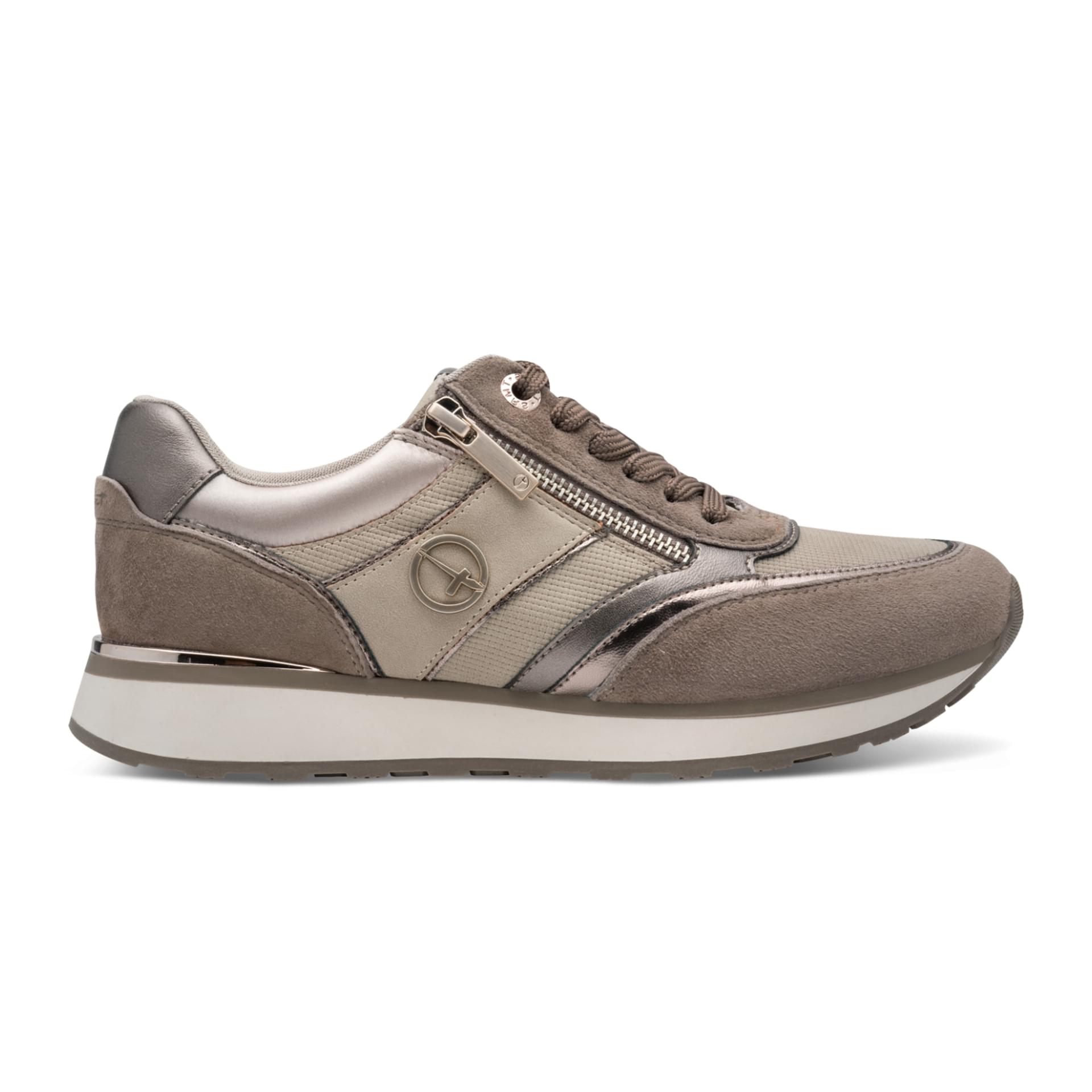 Tamaris Taja Sneakers 1-23726-43 in Taupe Comb