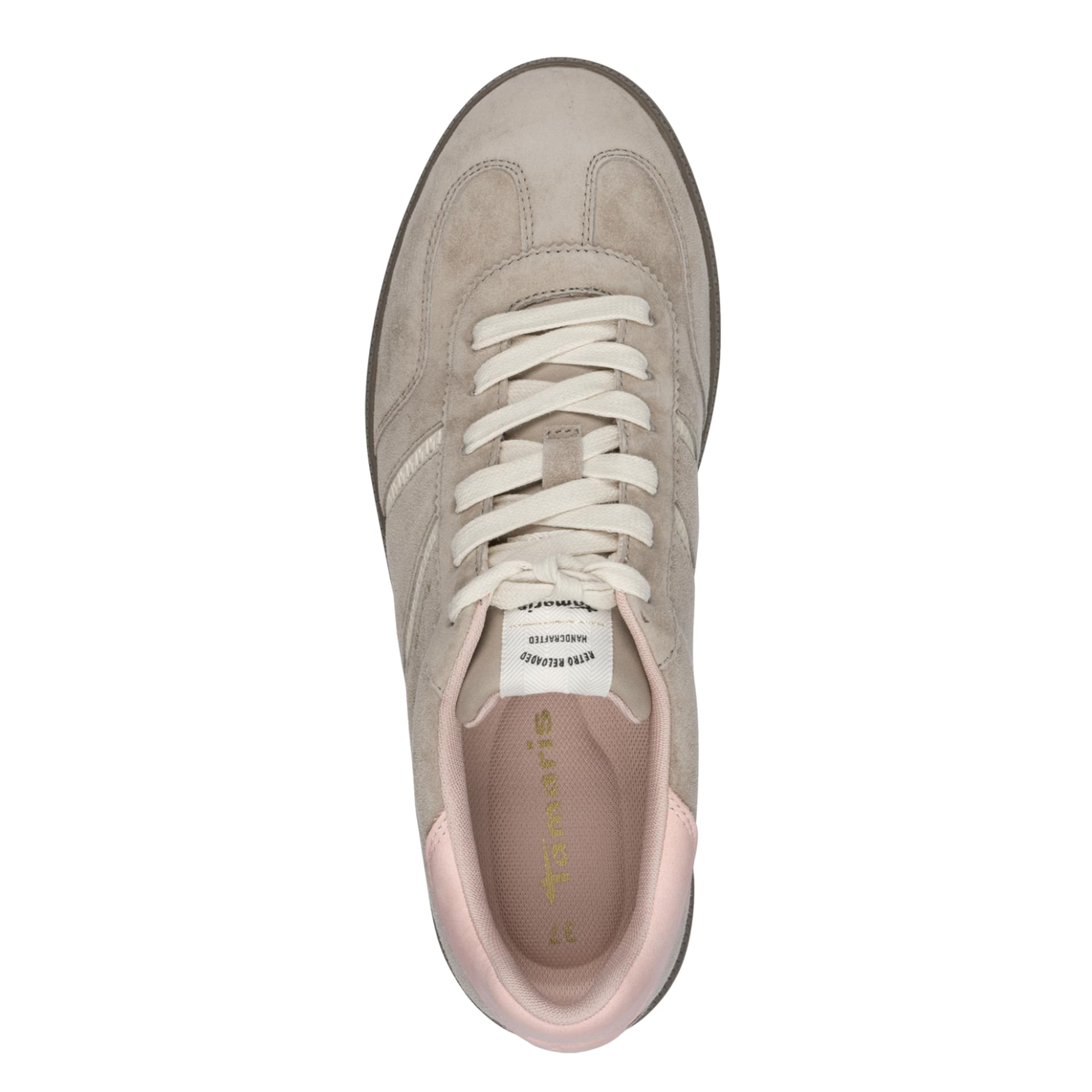 Tamaris Tati Sneakers 1-23624-43 in Taupe/Rose