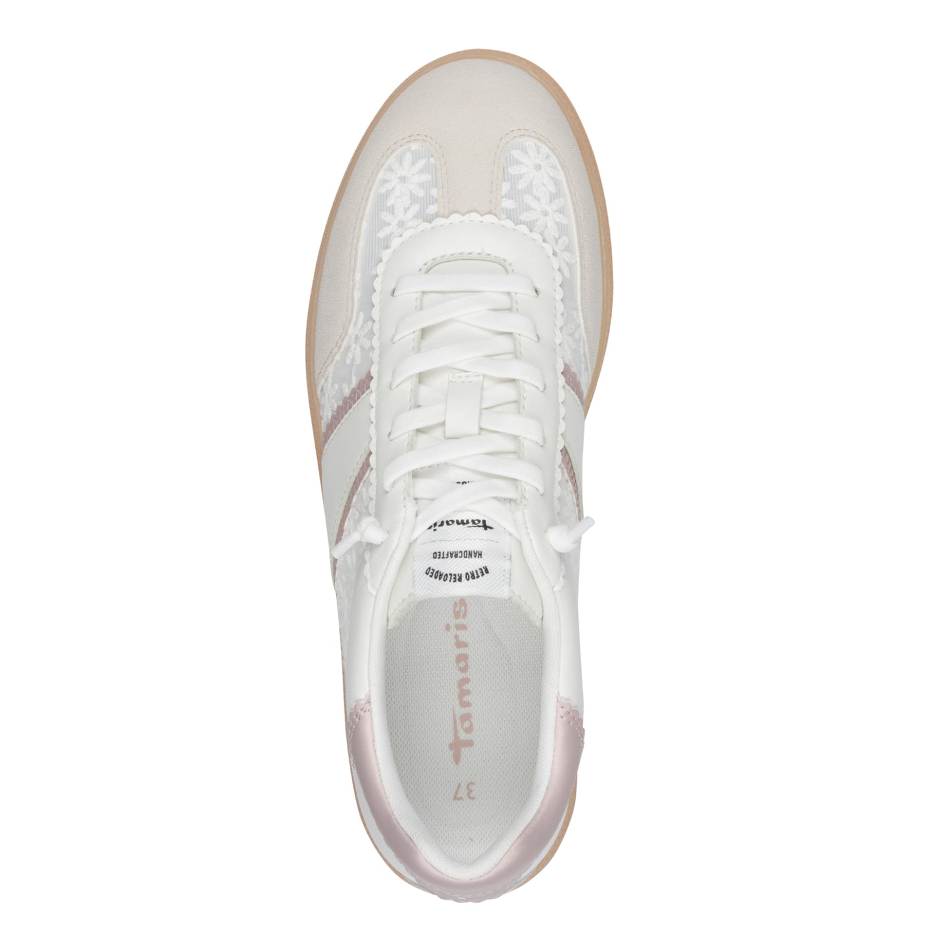 Tamaris Tati Sneakers 1-23639-46 in White Comb