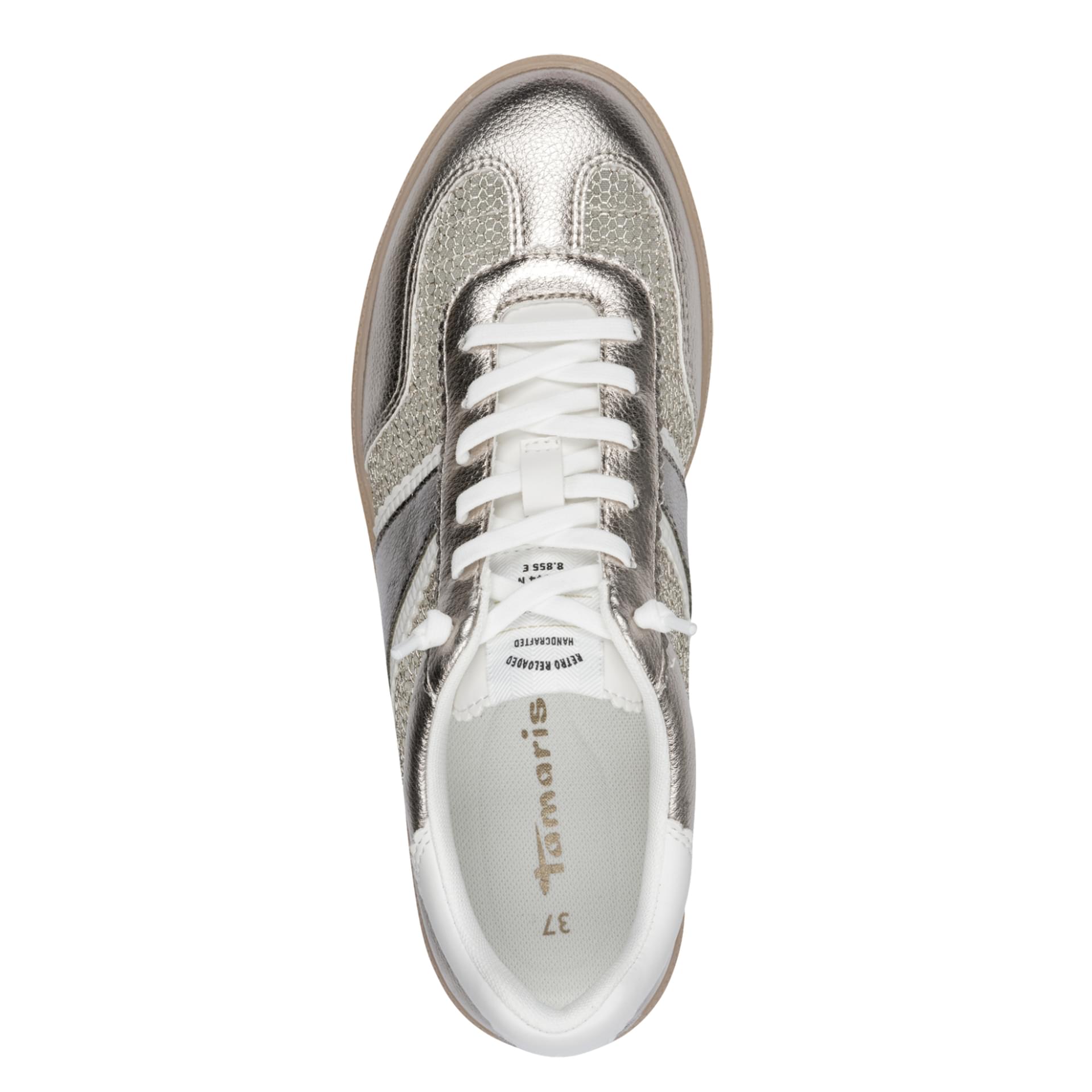 Tamaris Tati Sneakers 1-23639-46 in Platinum