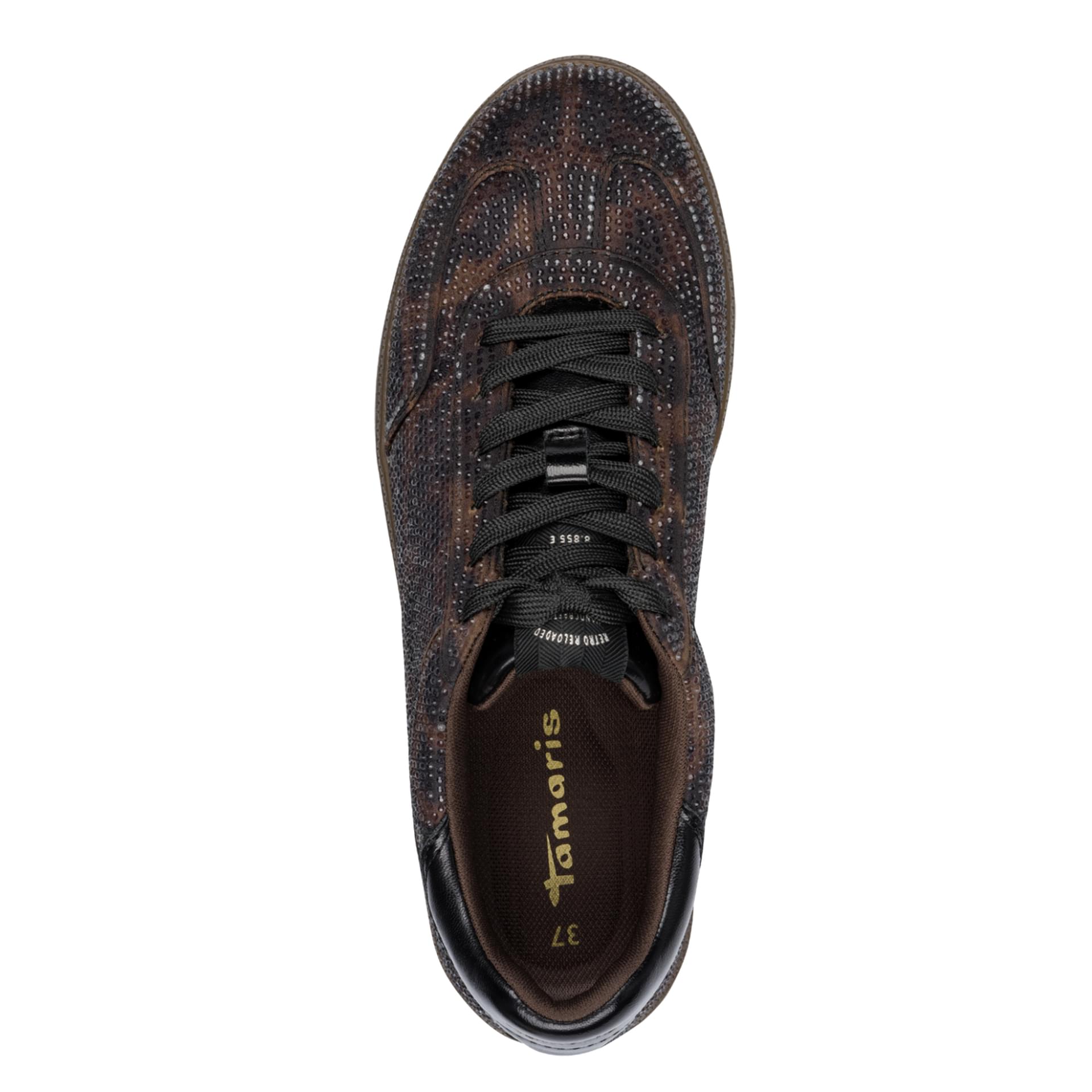 Tamaris Tati Sneakers 1-23666-45 in Mocca Leopard