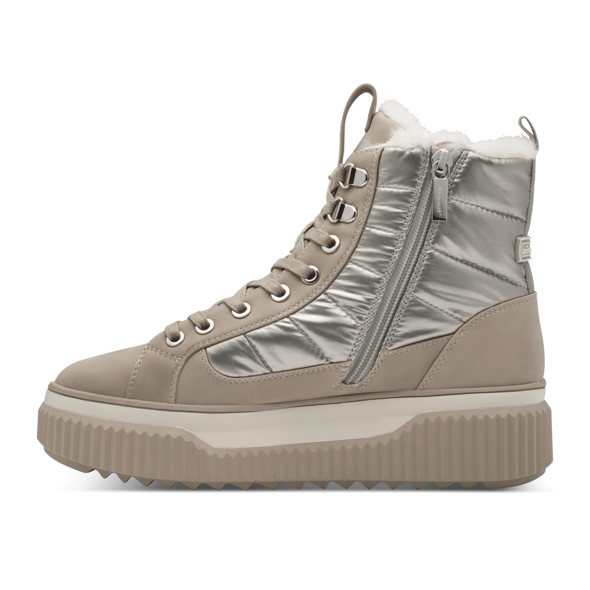Tamaris Tati Bottines 1-26277-45 in Champagne
