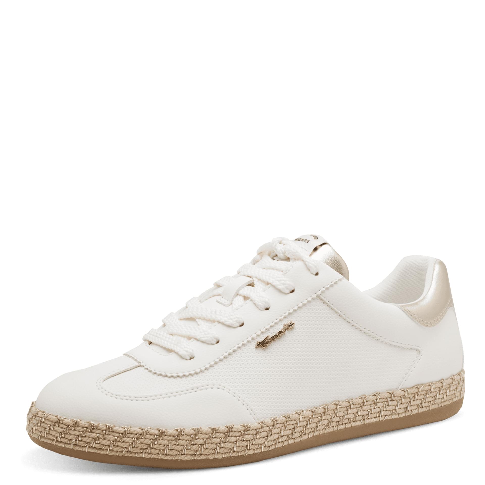 Tamaris Tatife Sneakers 1-23641-46 in White/Gold