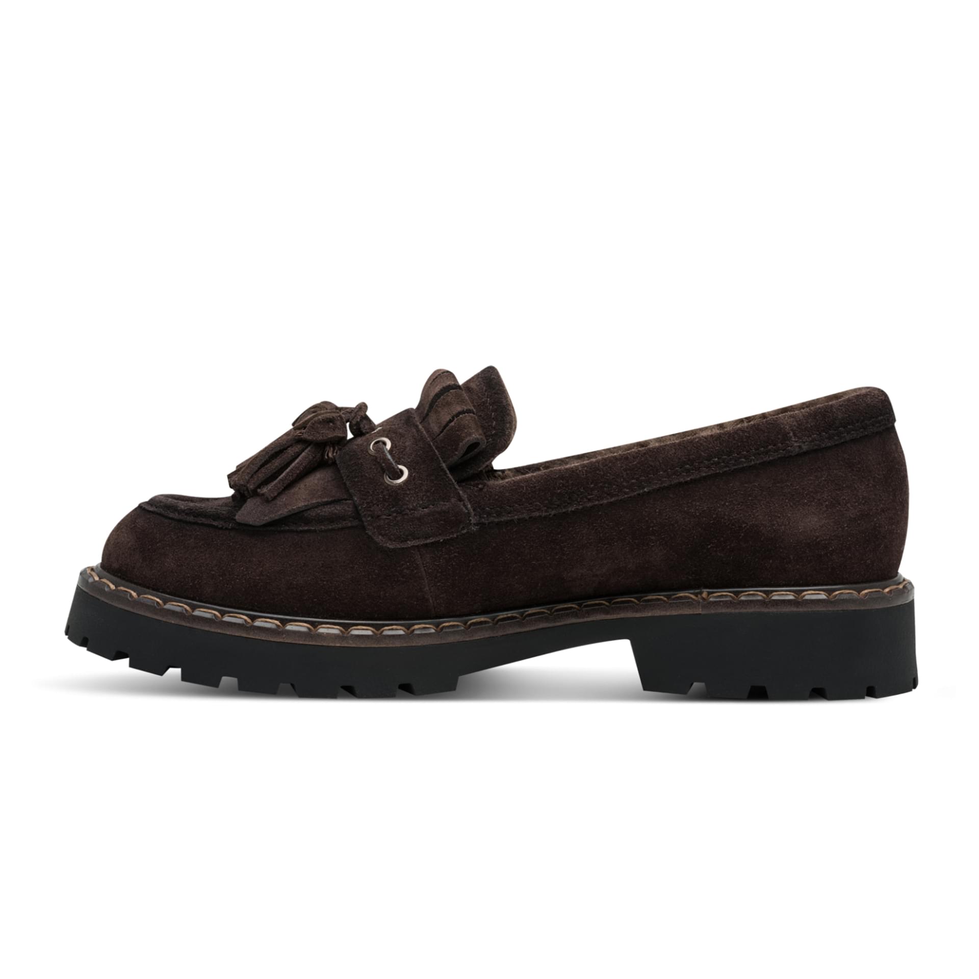 Tamaris Tavendra Loafers leer in Mocca, binnenzijde (SKU 1-24716-47--304)