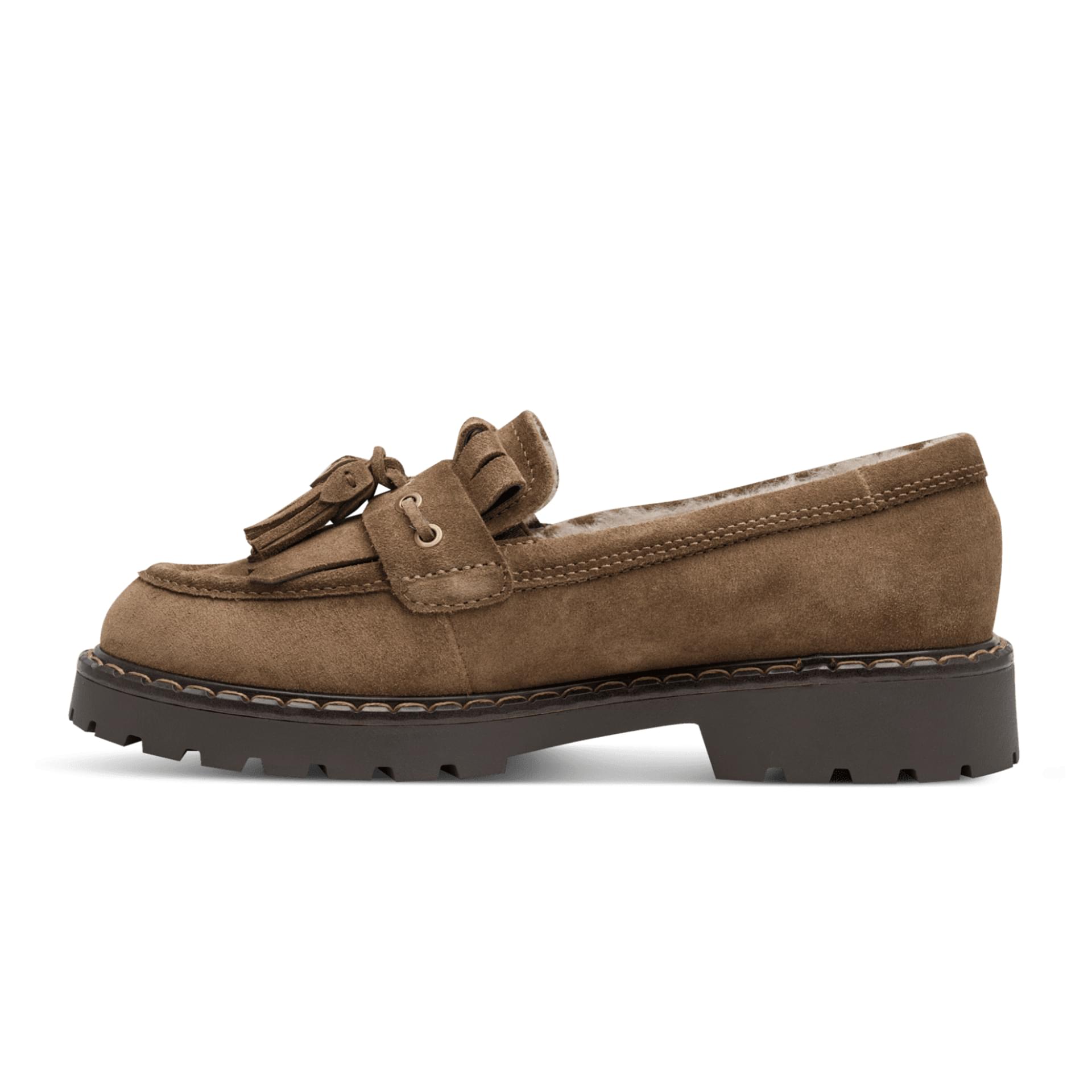 Tamaris Tavendra Loafers leather in Camel, inner side (SKU 1-24716-47--310)
