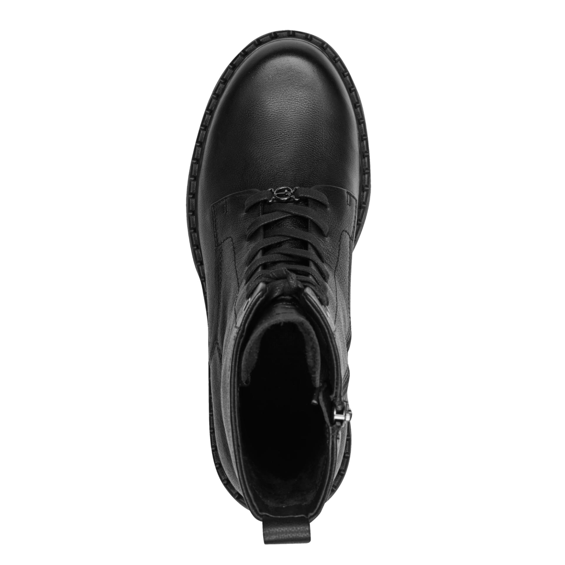 Tamaris Tavendra Ankle Boots leather in Black, top view (SKU 1-25214-47--001)