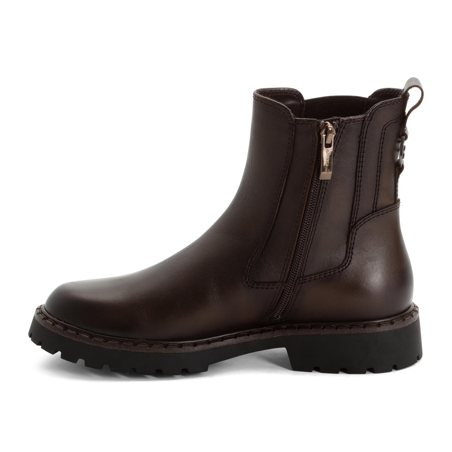 Tamaris Tavendra Chelsea Boots in Mocca Leather, inner side (SKU 1-25449-47--366)