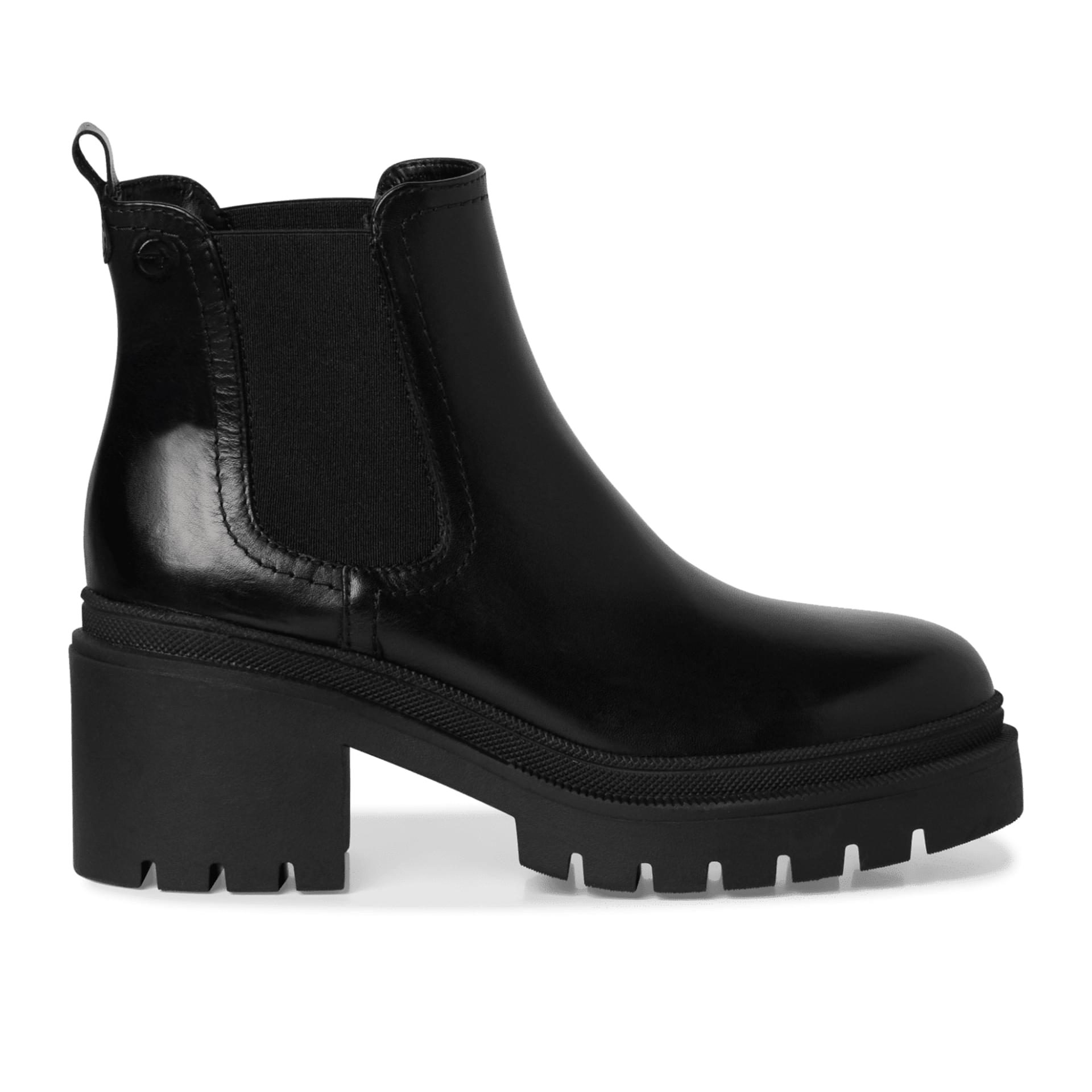 Tamaris Telsa Chelsea Boots 1-25459-41 in Black Leather