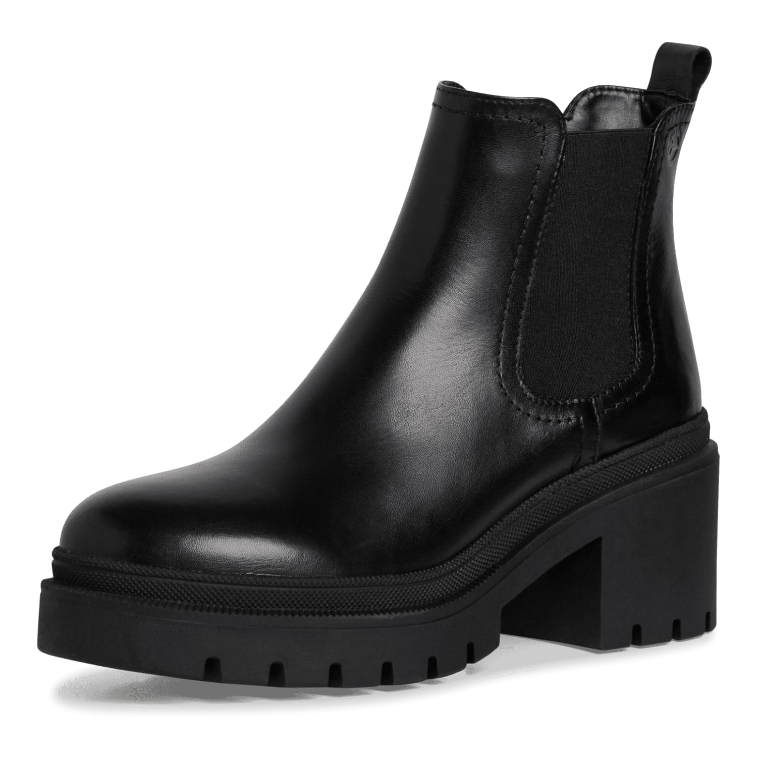 Tamaris Telsa Chelsea Boots 1-25459-41 in Black Leather