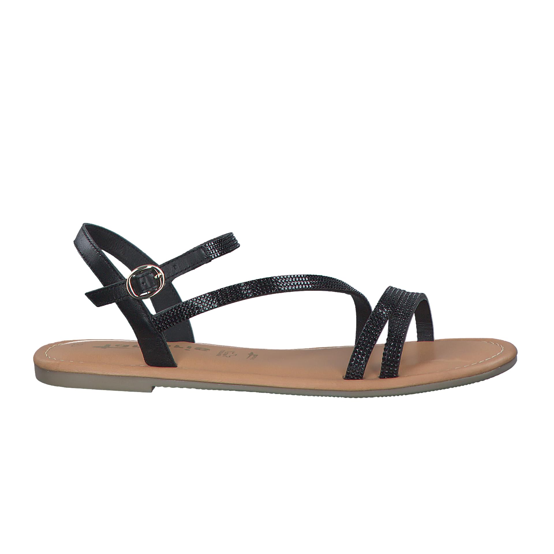Tamaris Tofa Sandalen 1-1-28113-20 in Black Glam