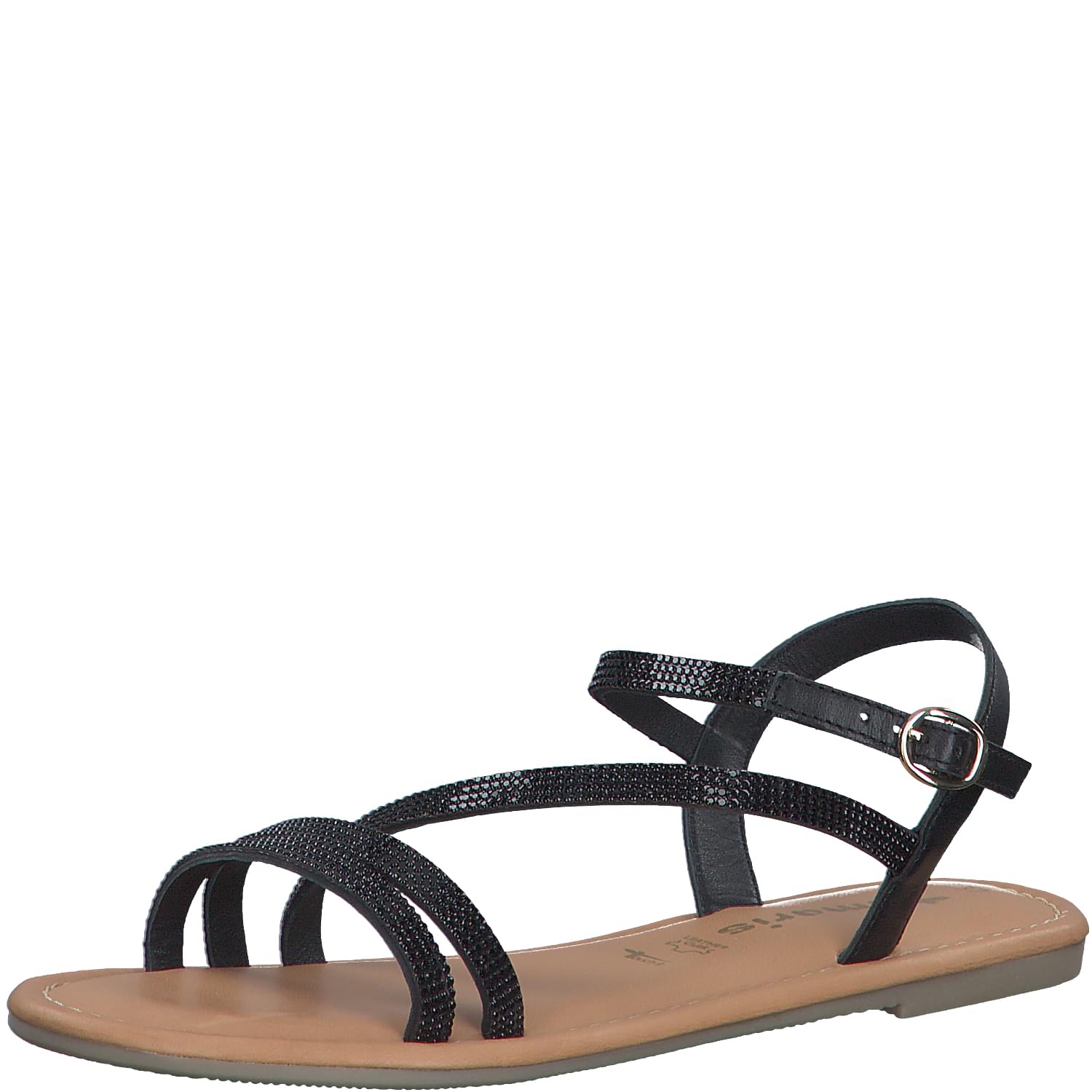 Tamaris Tofa Sandalen 1-1-28113-20 in Black Glam