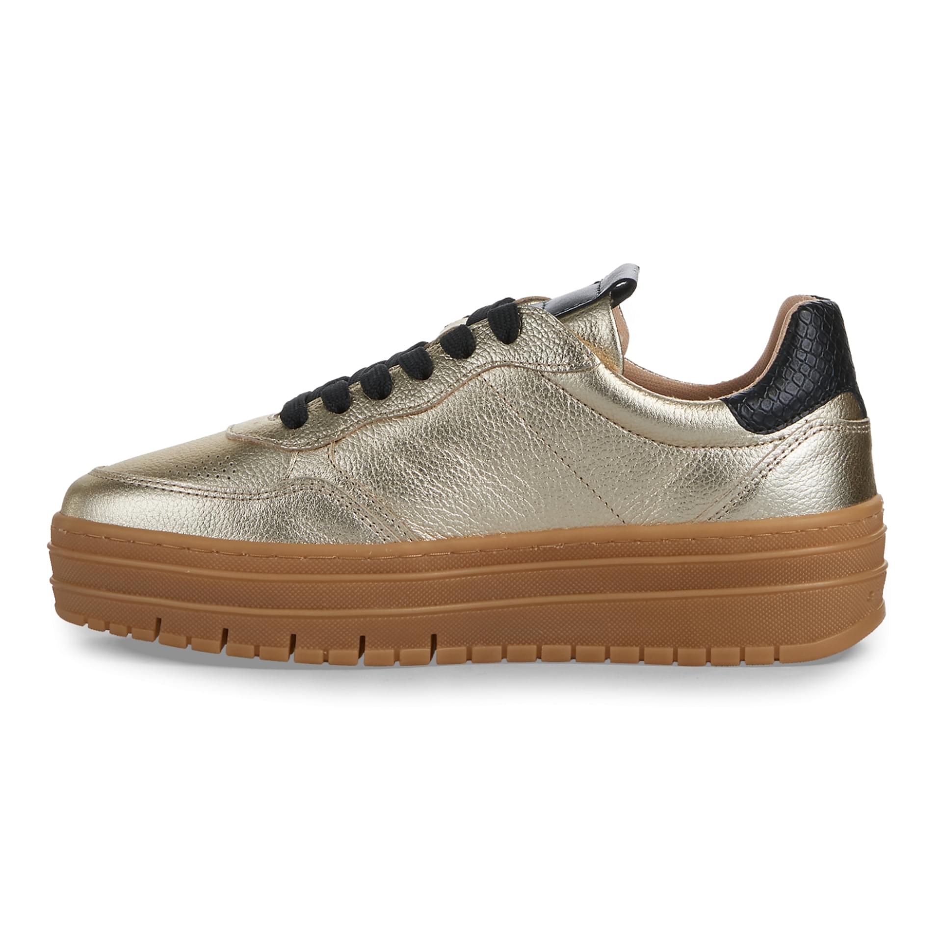 Tamaris Triple Sneakers 1-23773-43 in Lt.Gold Comb