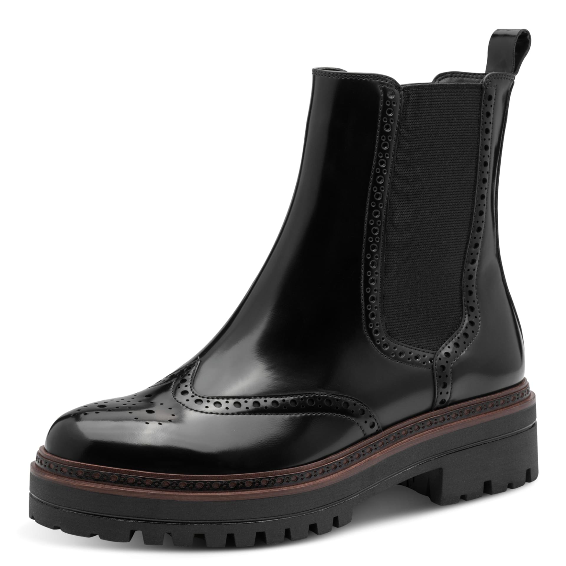 Tamaris Tris Chelsea Boots 1-25463-45 in Black