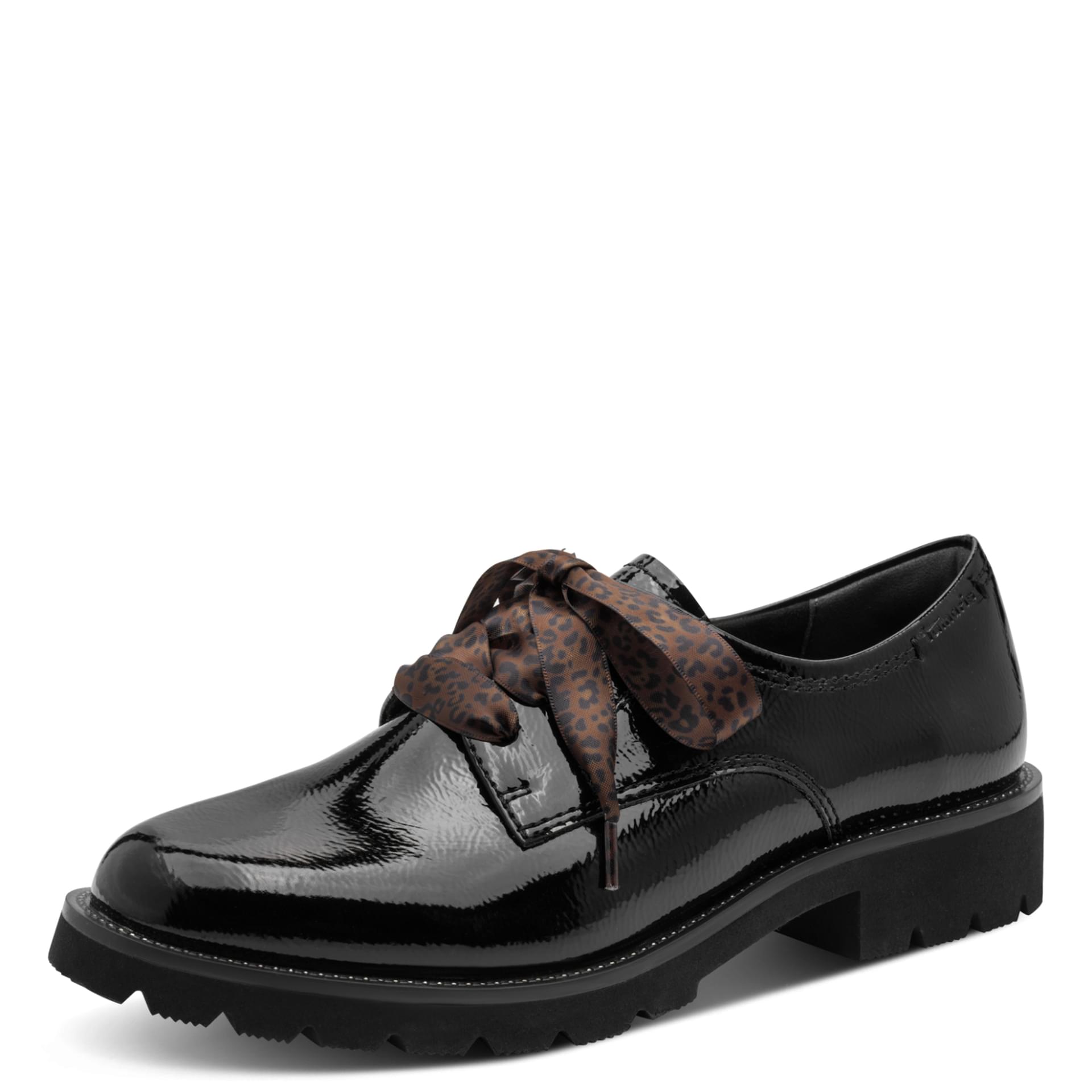 Tamaris Tulsa Derbies in Black, vue trois-quarts (SKU 1-23649-47--001)
