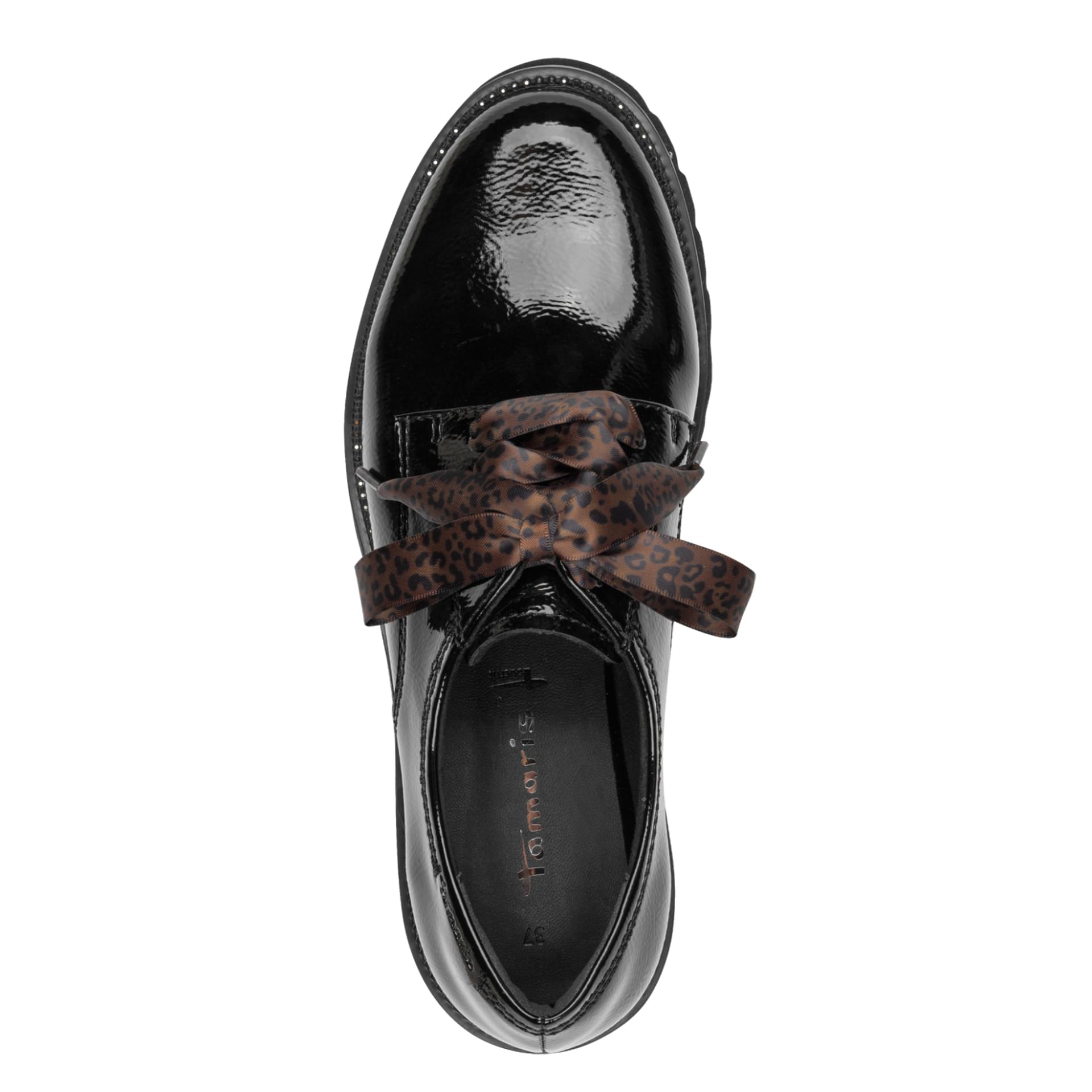Tamaris Tulsa Derbies in Black, vue de dessus (SKU 1-23649-47--001)