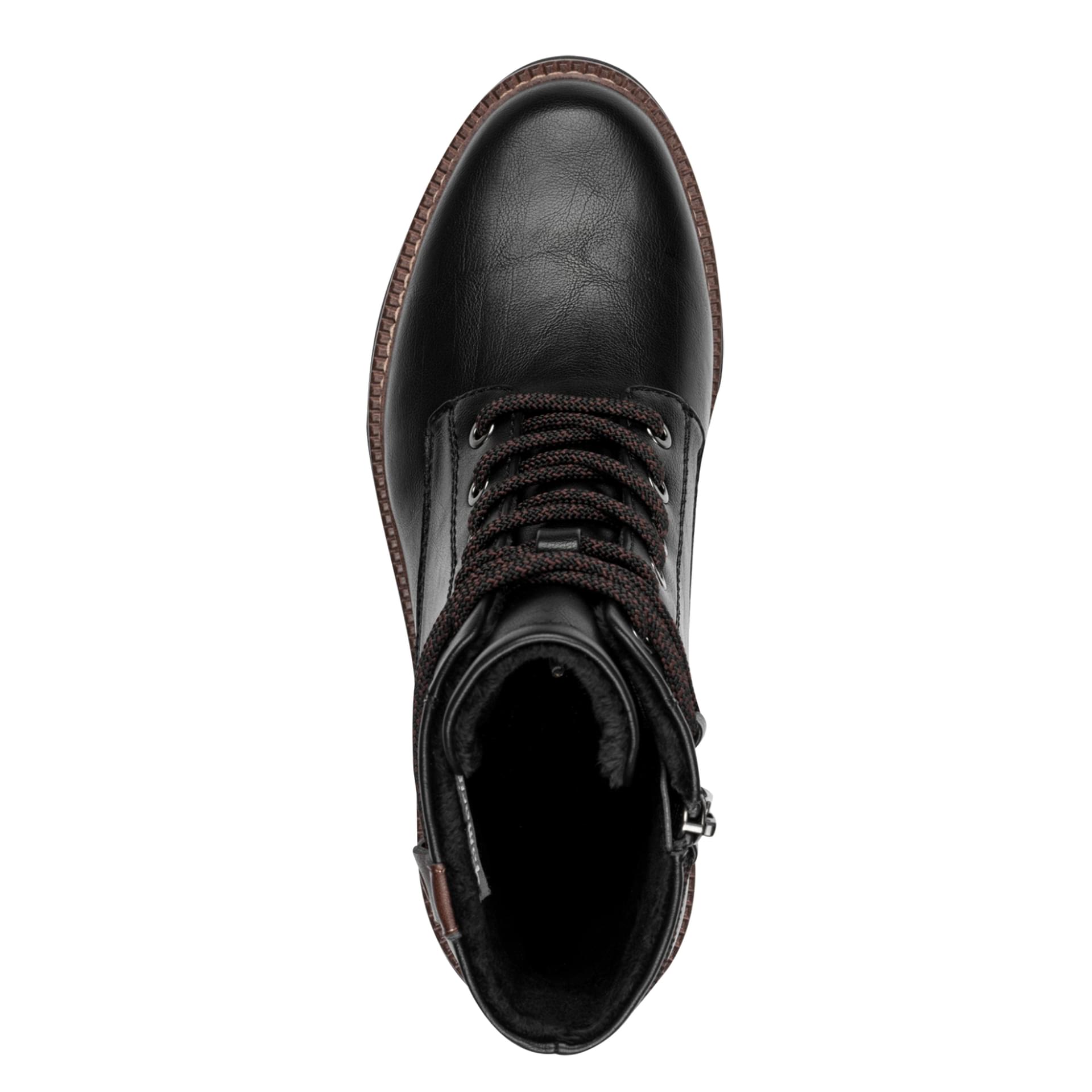 Tamaris Tulsa Enkellaarsjes in Black, bovenaanzicht (SKU 1-25262-45--001)