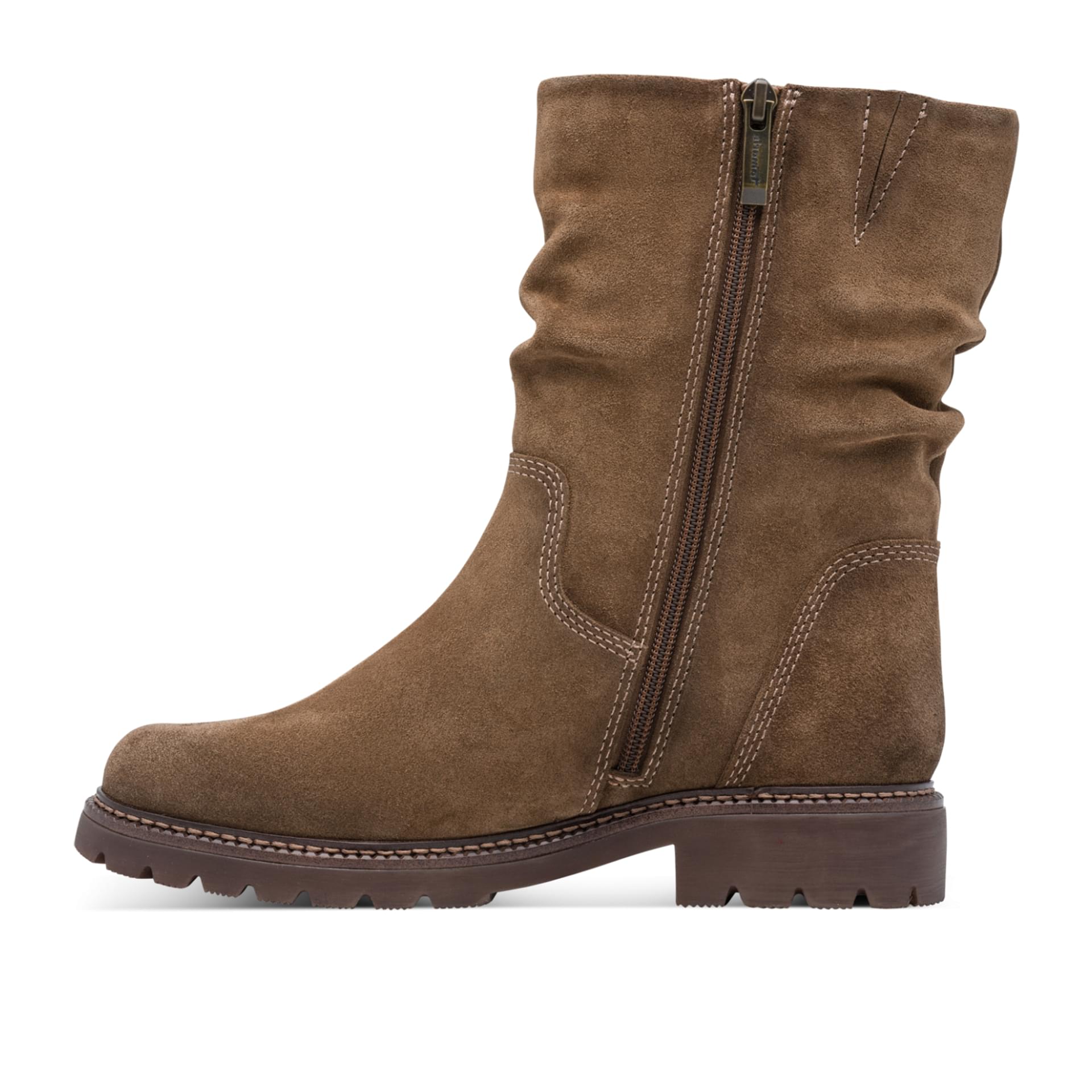 Tamaris Tulsa Bottines cuir in Camel, côté intérieur (SKU 1-25410-47--310)