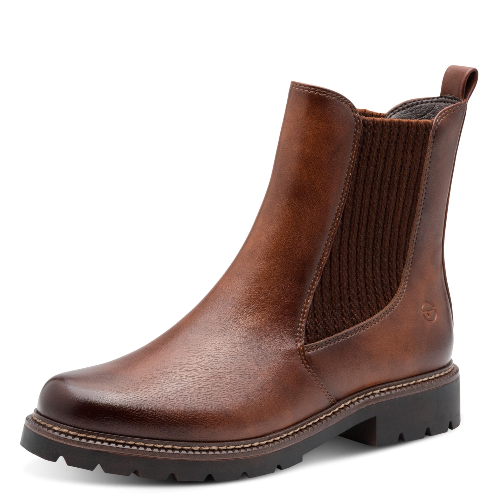 Tamaris Tulsa Chelsea Boots 1-25483-45 in Cognac
