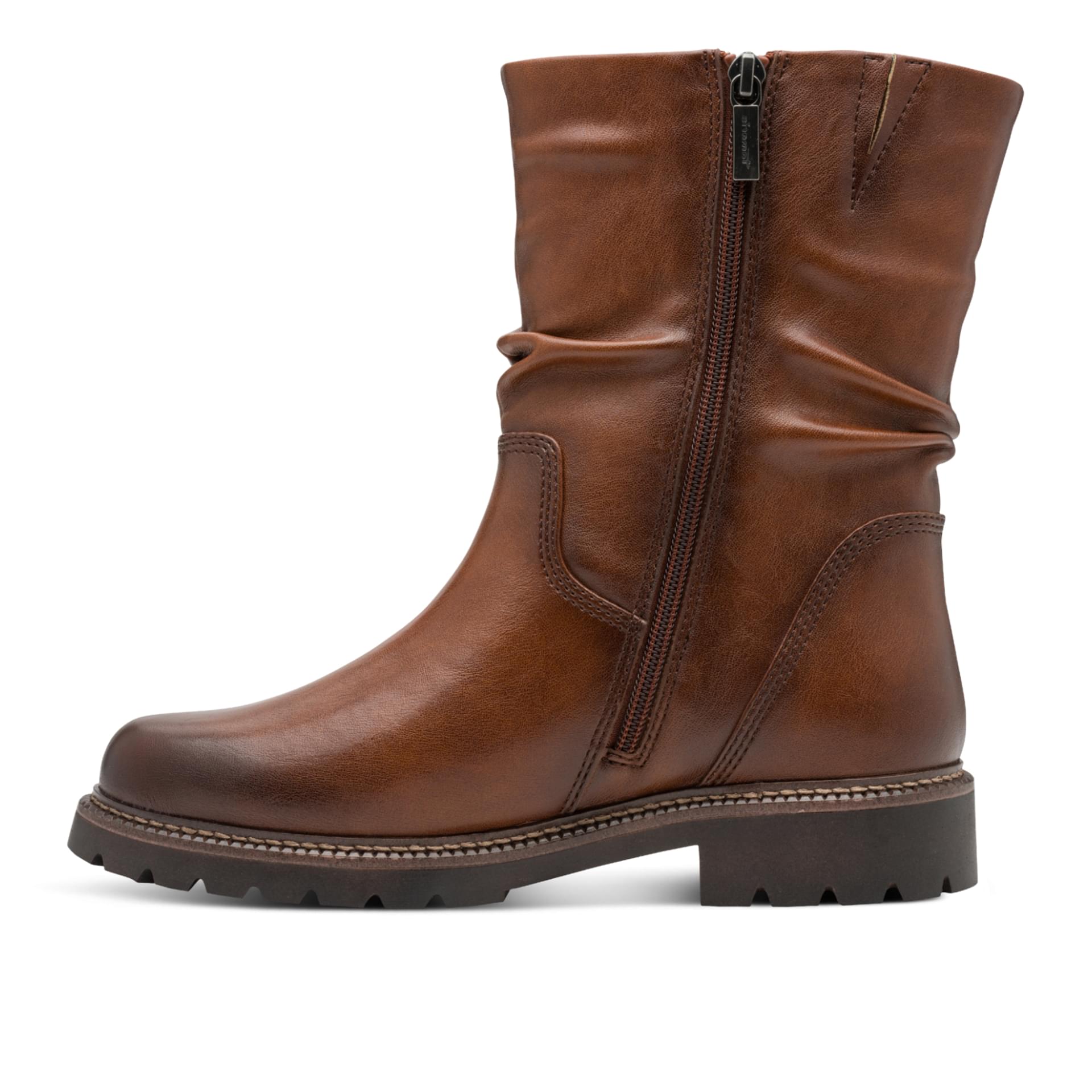 Tamaris Tulsa Ankle Boots 1-25484-45 in Cognac