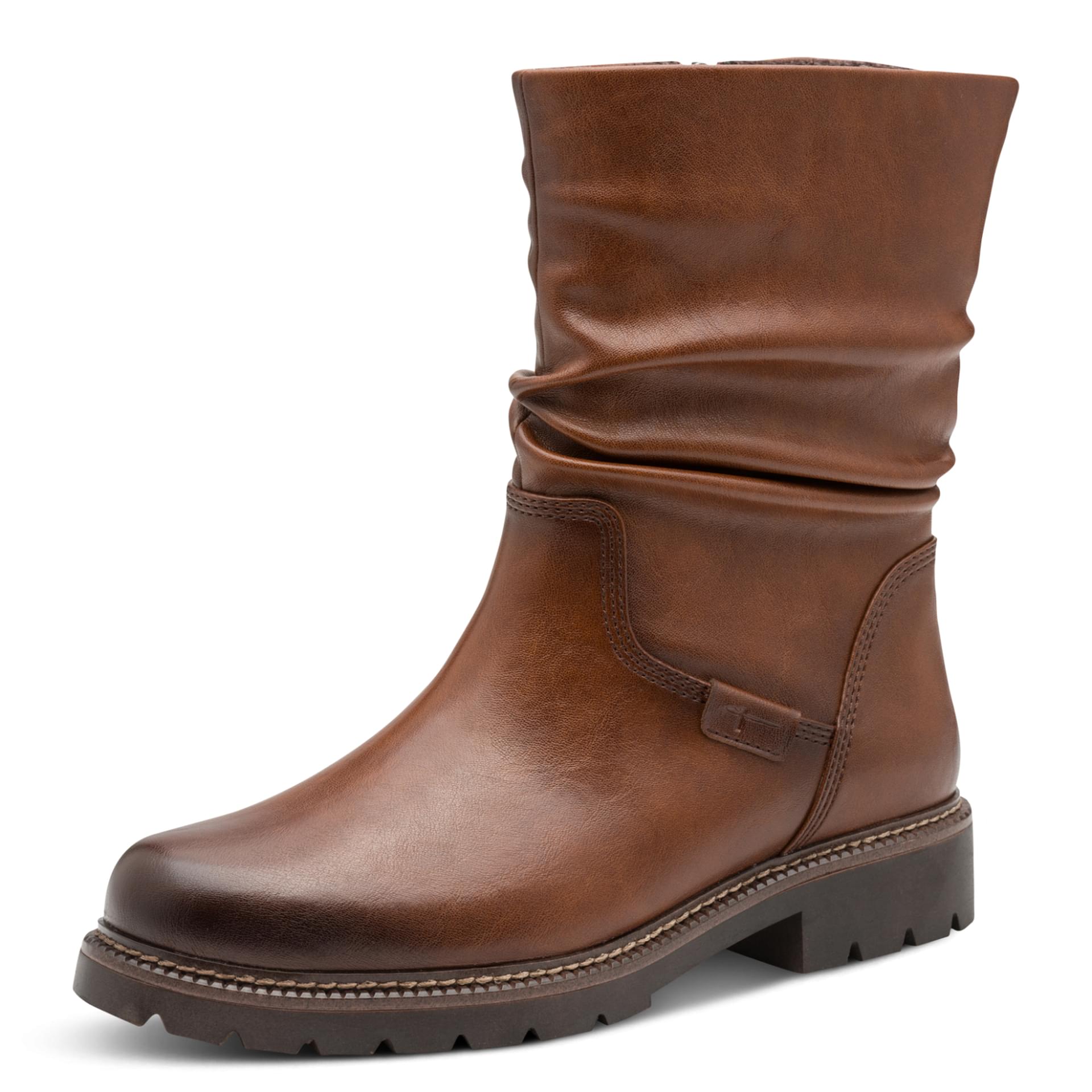 Tamaris Tulsa Ankle Boots 1-25484-45 in Cognac