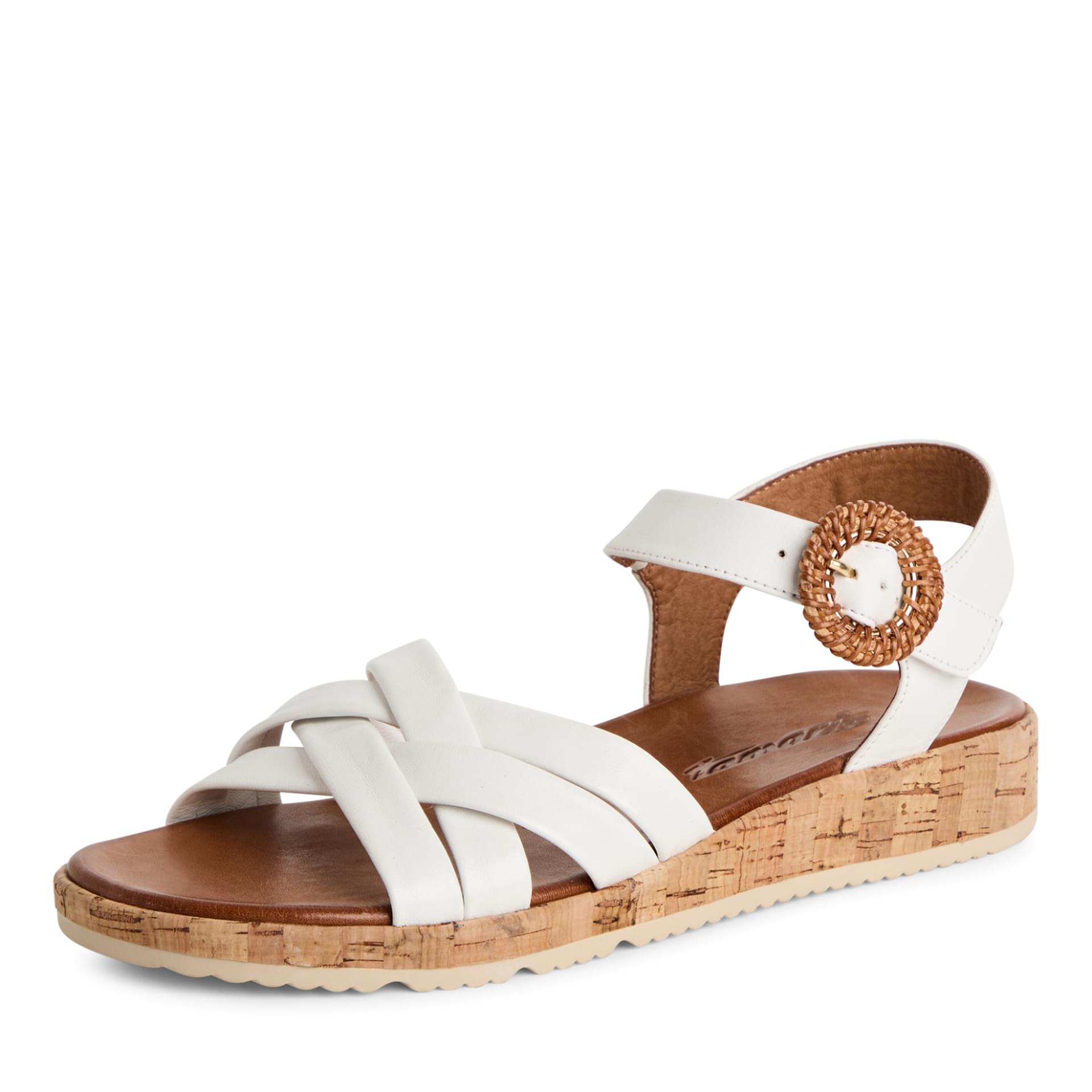 Tamaris Ulrike Sandals 1-28129-44 in White Leather