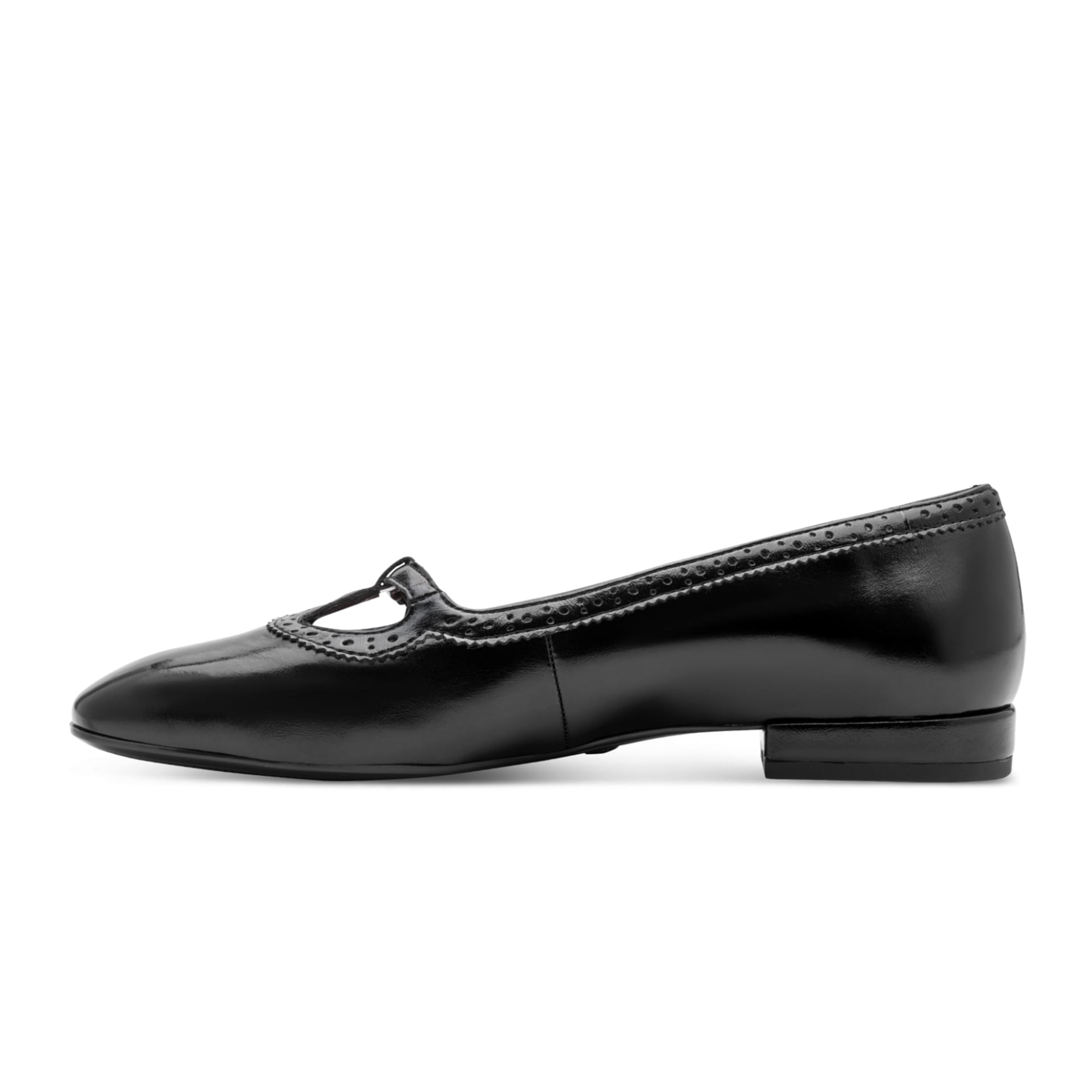 Tamaris Varesa Ballerines in Black, côté intérieur (SKU 1-22156-47--001)