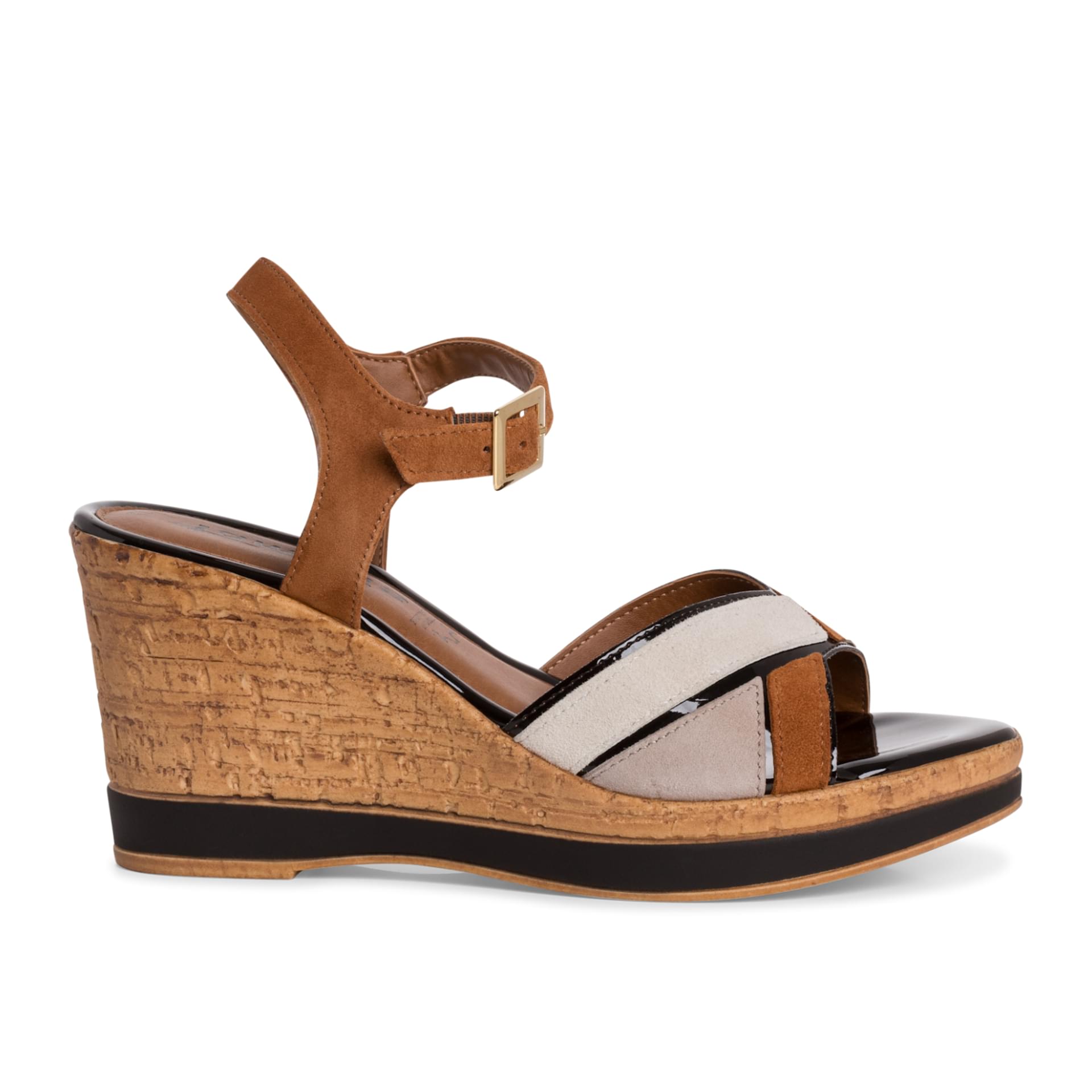 Tamaris Vesila Sandals 1-28027-42 in Cognac Comb