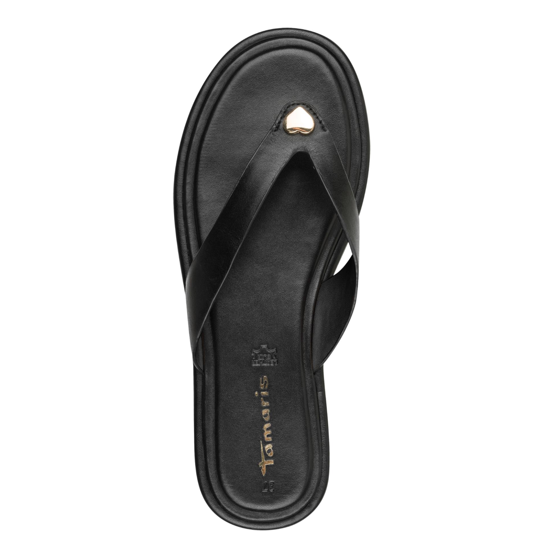 Tamaris Viella Loafers 1-27124-46 in Black Leather