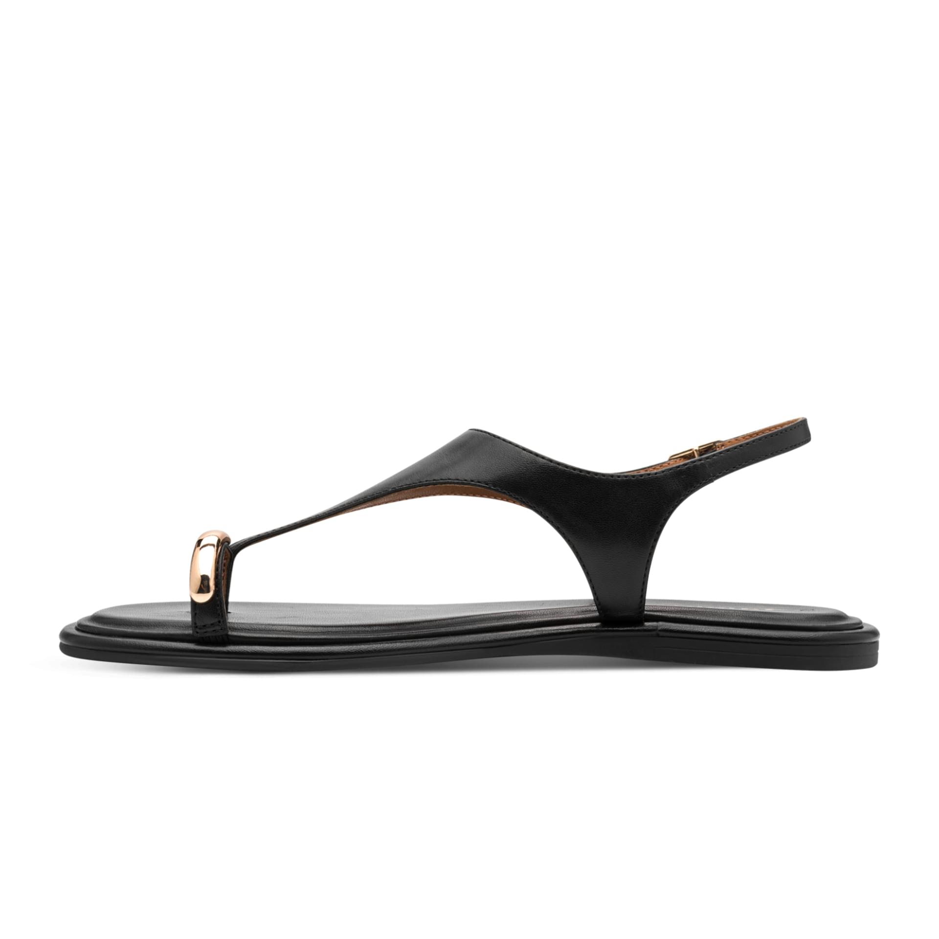 Tamaris Viella Sandals 1-28142-46 in Black Leather